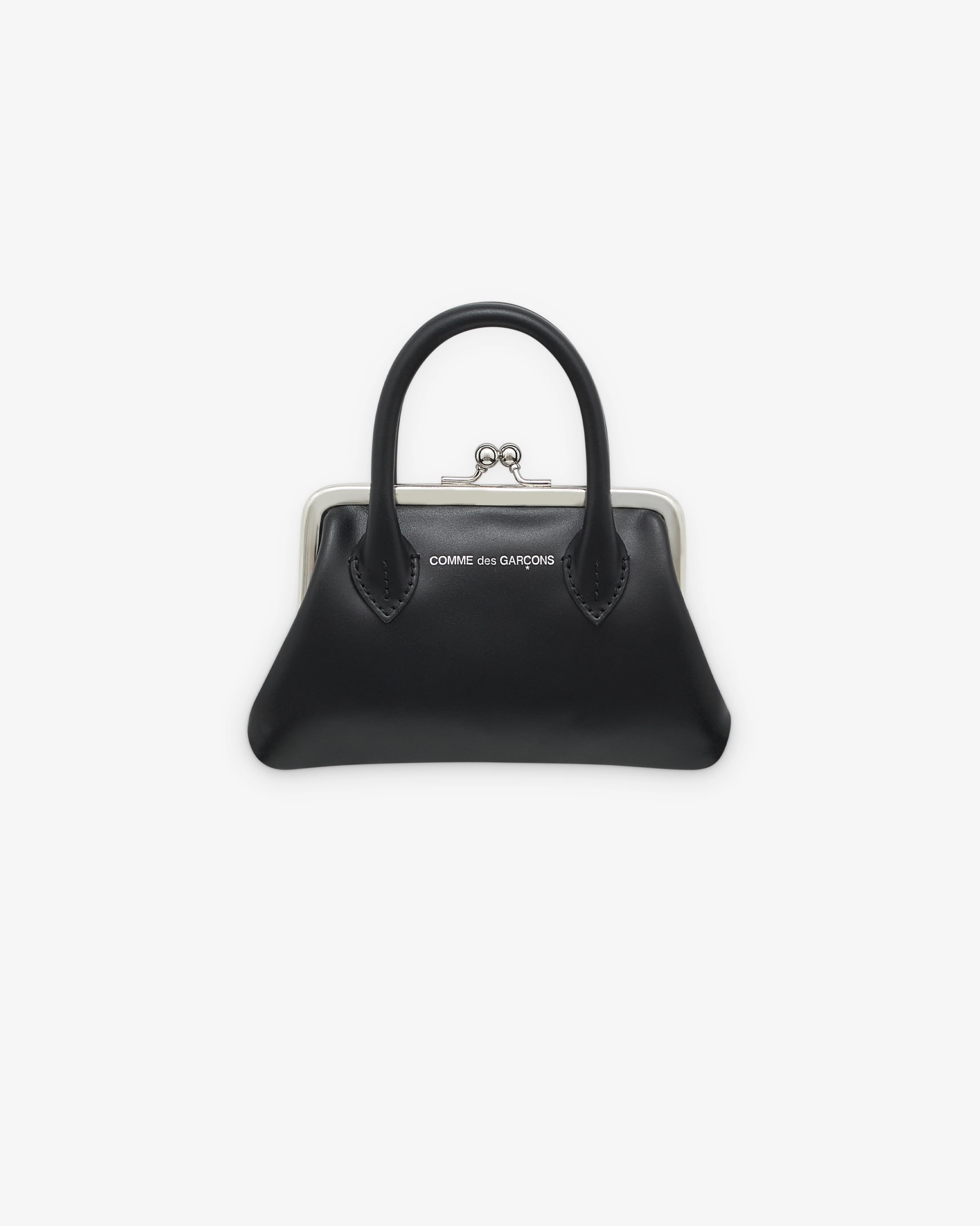 CDG Wallet - Small Wallet With Clasp Handles - (Black SA0301CH)