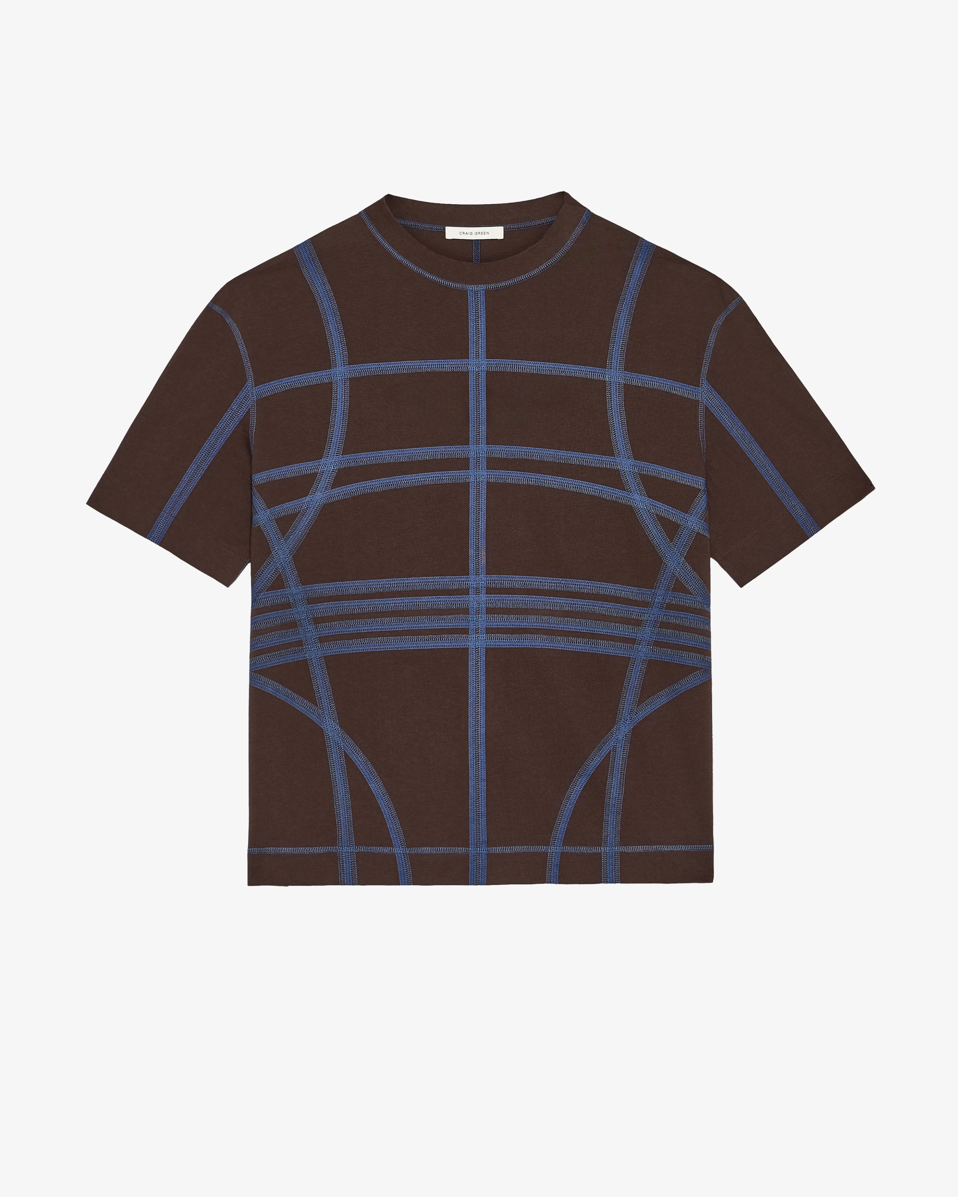 Craig Green - Men's Flatlock T-Shirt - (Brown/Navy)