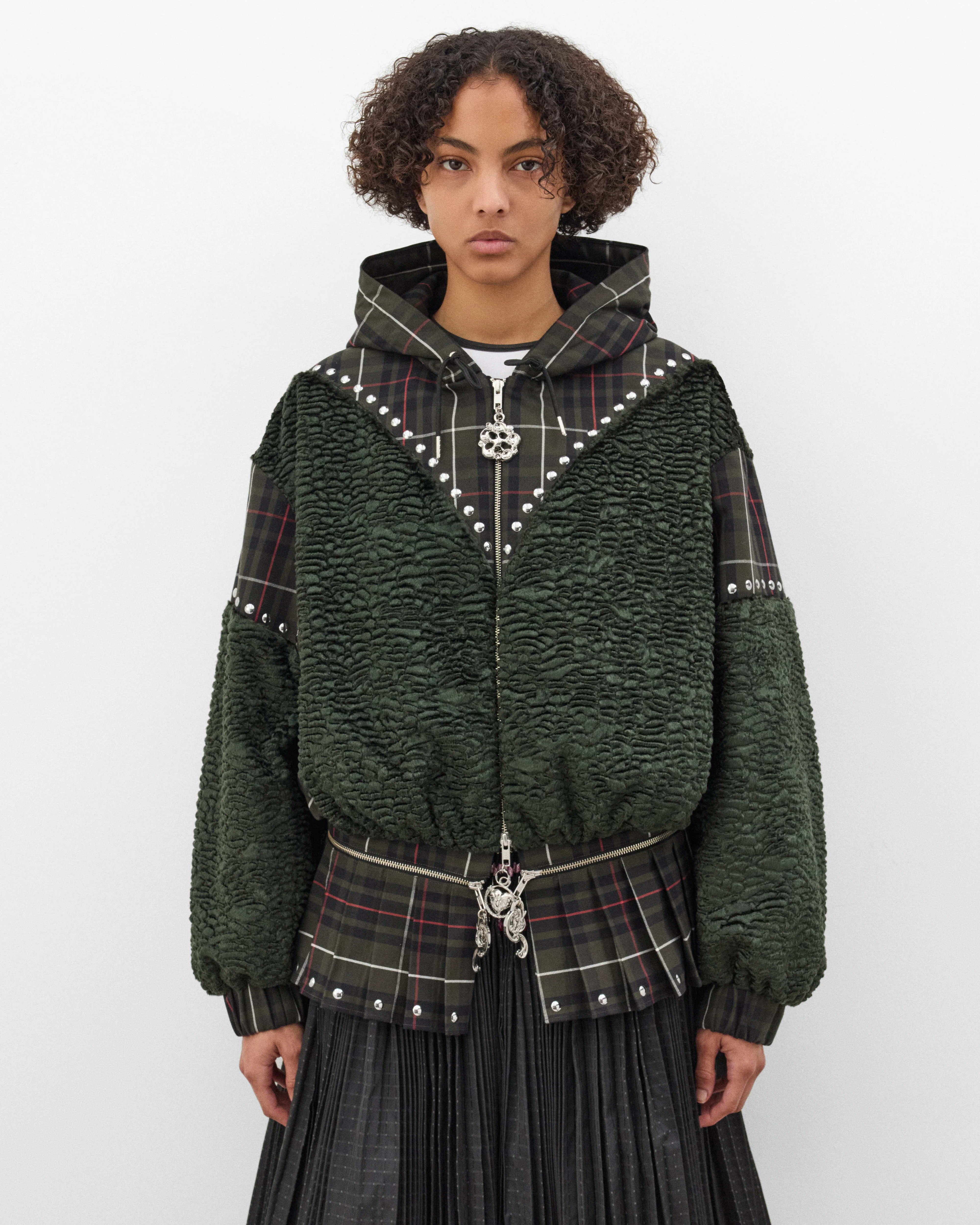 Chopova Lowena - Women's Longhorn Bomber Jacket - (Green/Multi)