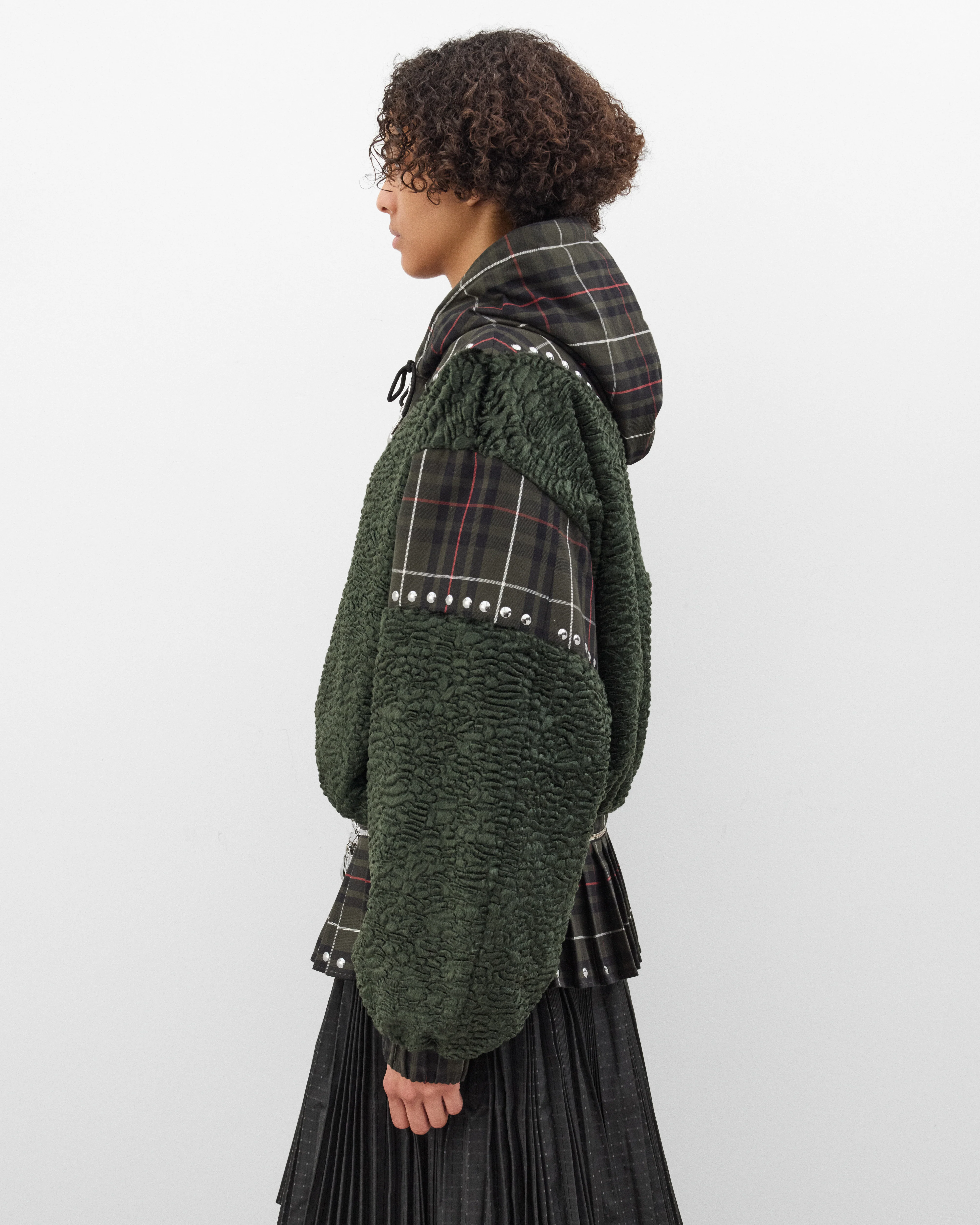 Chopova Lowena - Women's Longhorn Bomber Jacket - (Green/Multi)