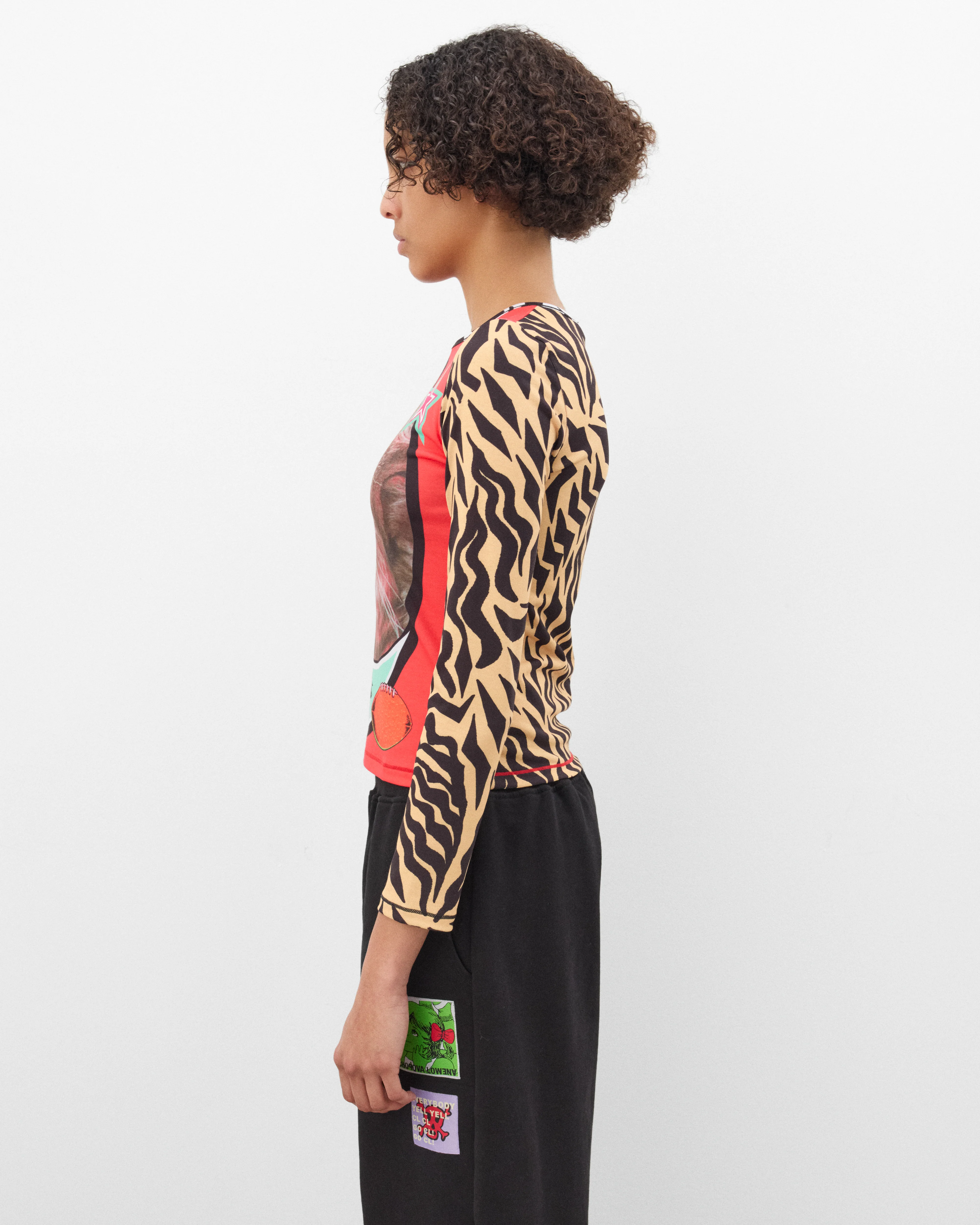 Chopova Lowena - Women's Cutty Sark Cats Fitted Jersey Top - (Multi)
