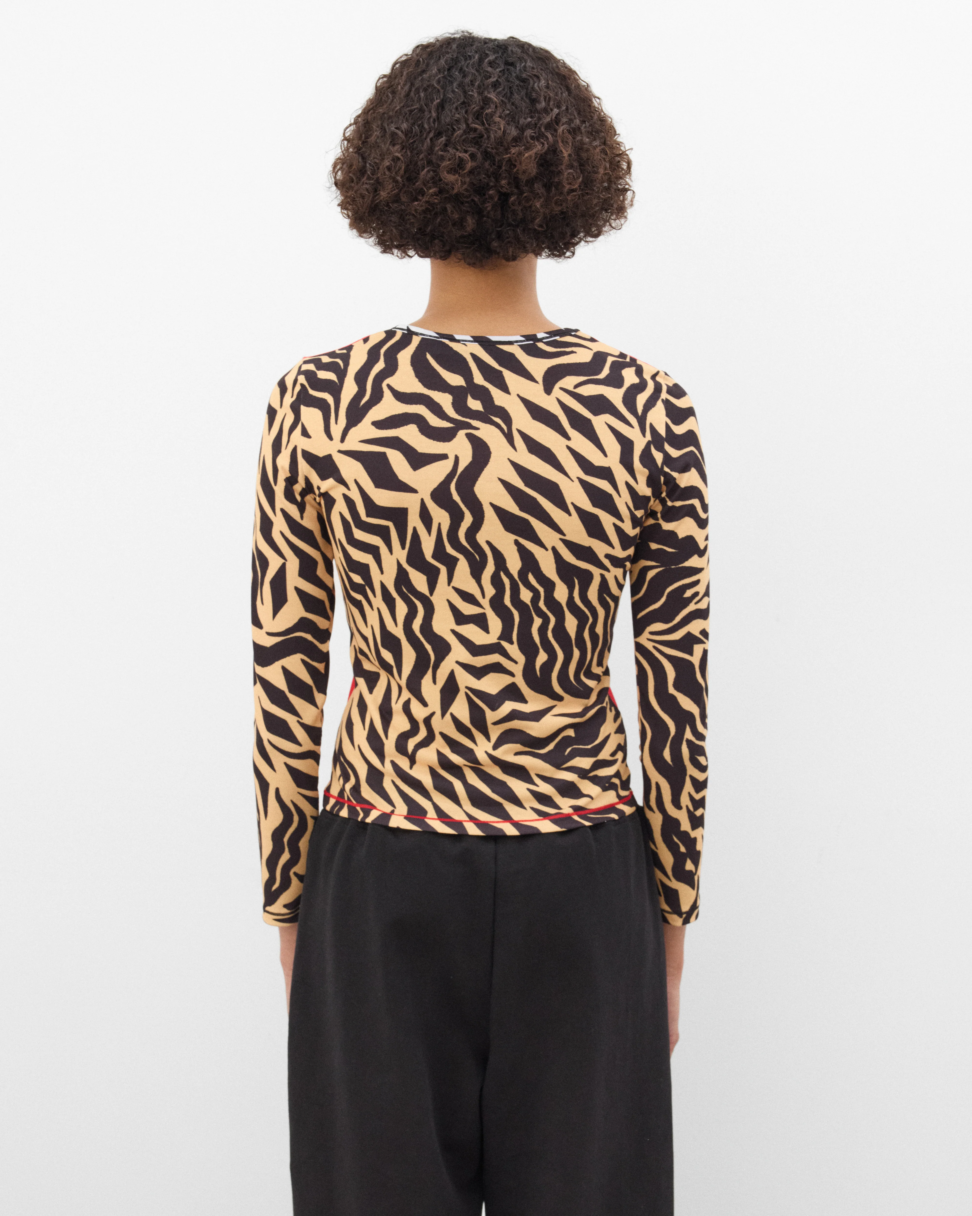 Chopova Lowena - Women's Cutty Sark Cats Fitted Jersey Top - (Multi)