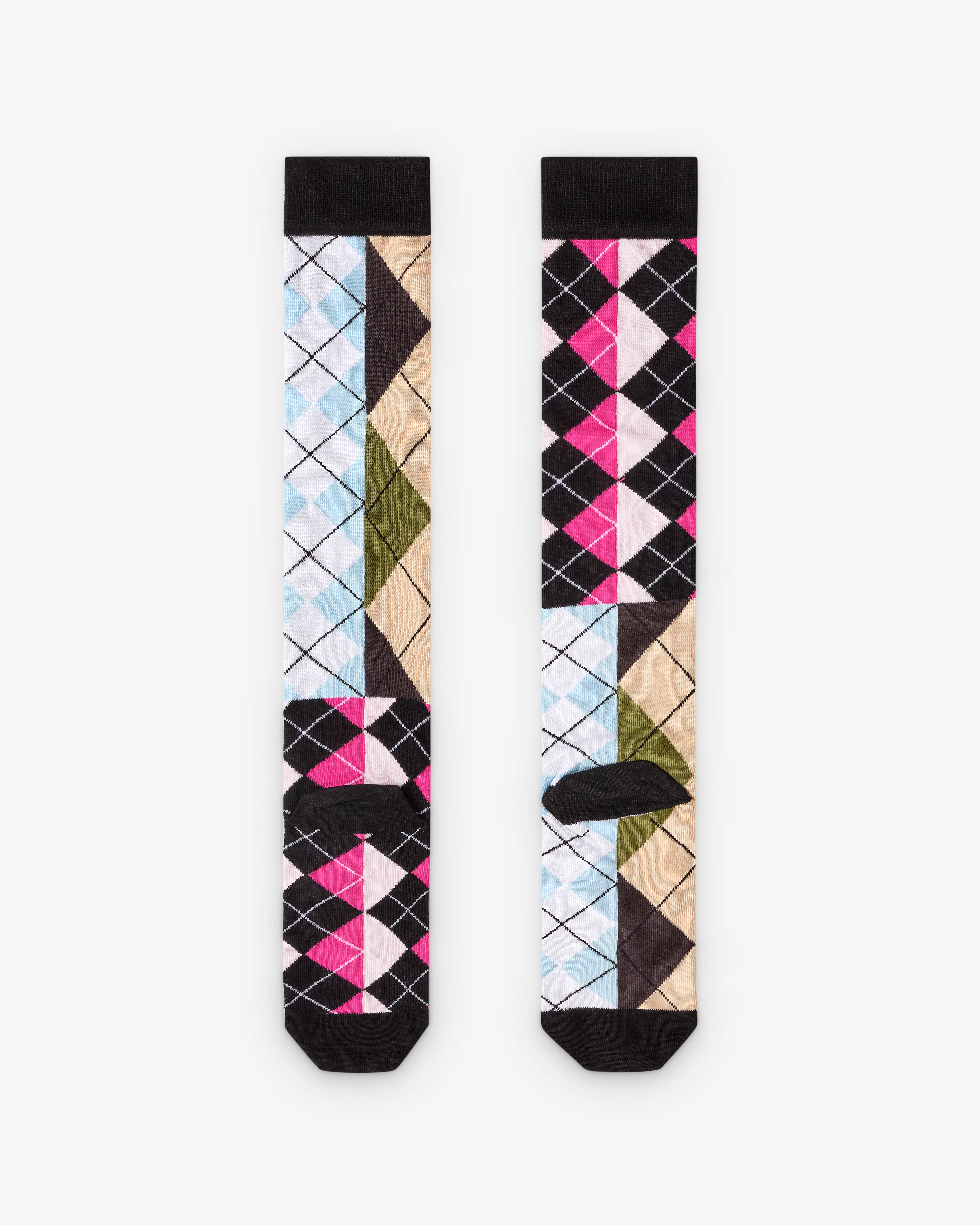 Chopova Lowena - Women's Long Argyle Bamboo Socks - (Multi)