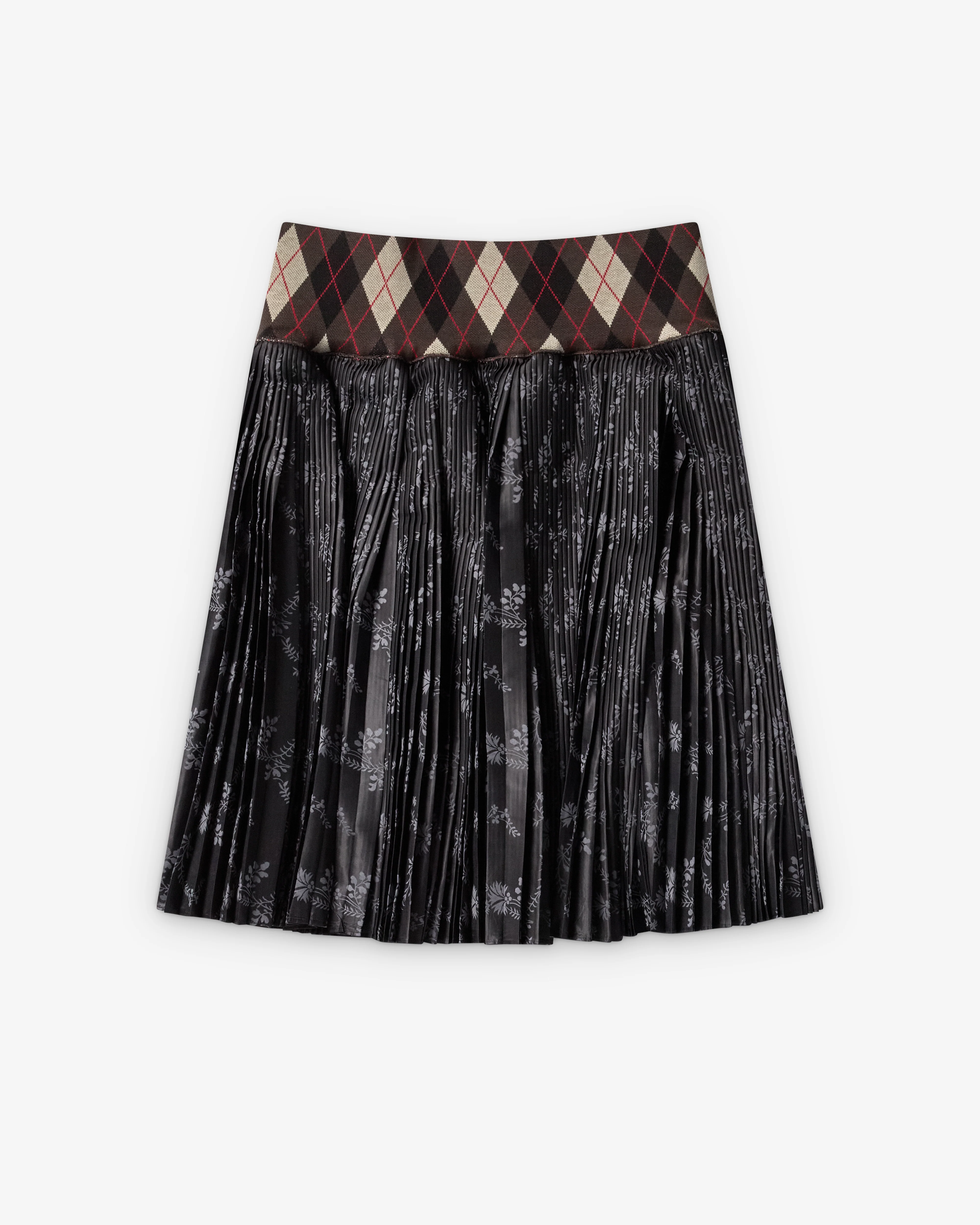 Chopova Lowena - Women's Crescent Pleated Knee Skirt - (Black)