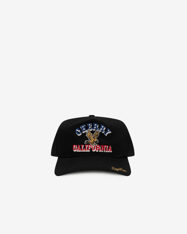 Cherry LA - 5 Panel Hat - (Black)