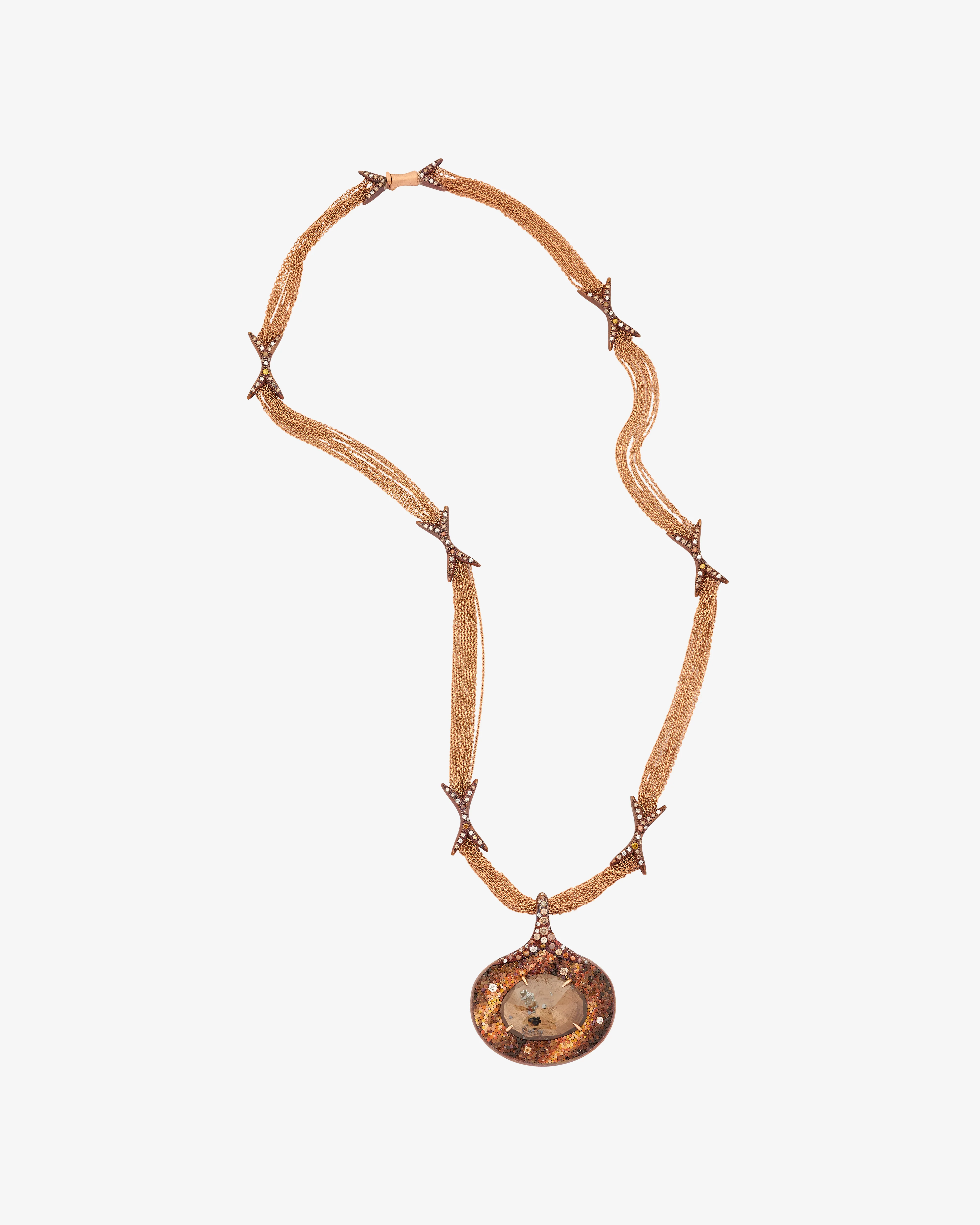 Le Sibille - Women's Ganimede Necklace - (Titanium)