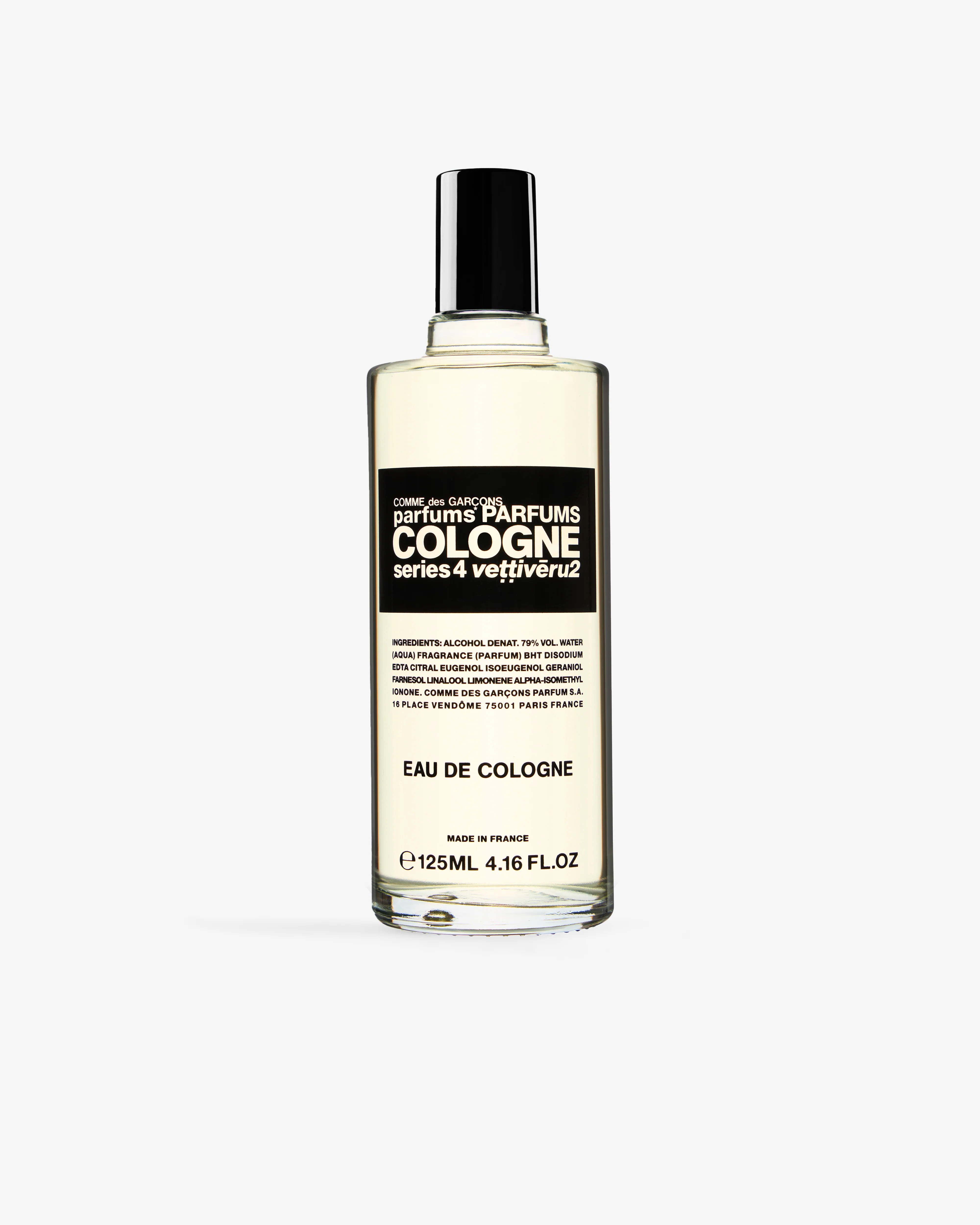 CDG Parfum - Cologne Series 4: Vettiveru2 Eau de Cologne - (125ml)