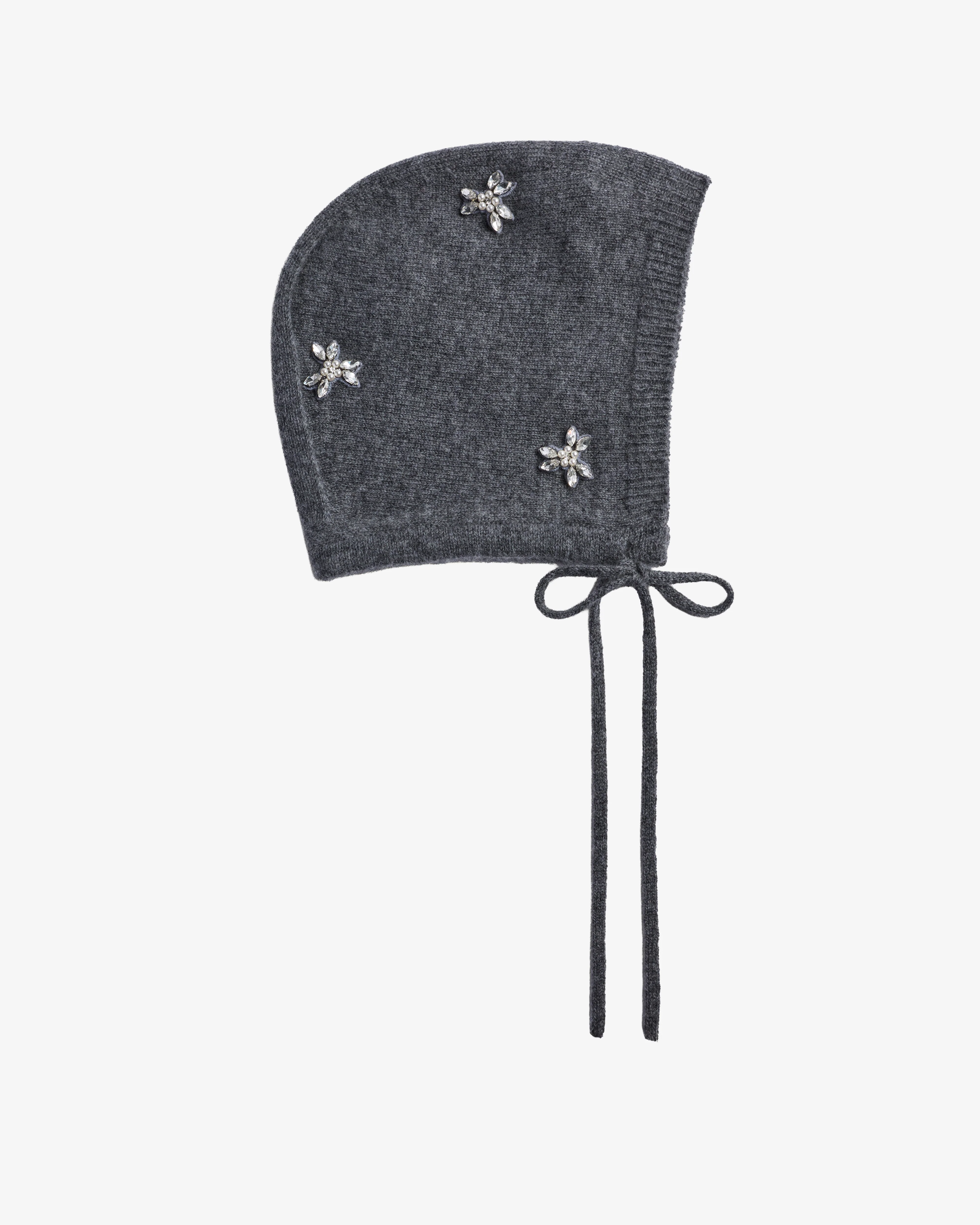 Simone Rocha - Women's Cashmere Bonnet - (Grey/Pearl)