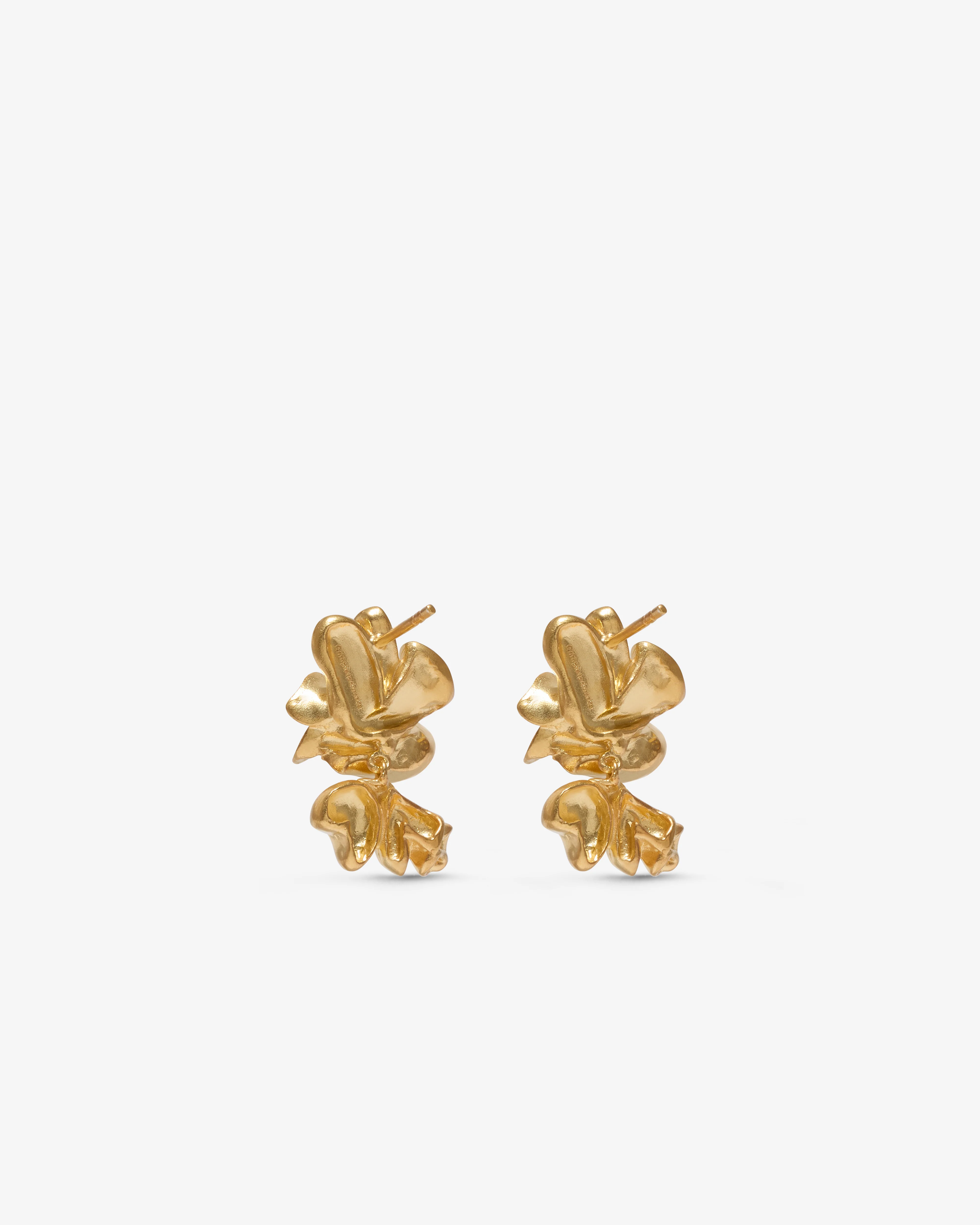 Completedworks - Women's Splotch Earrings - (Gold)