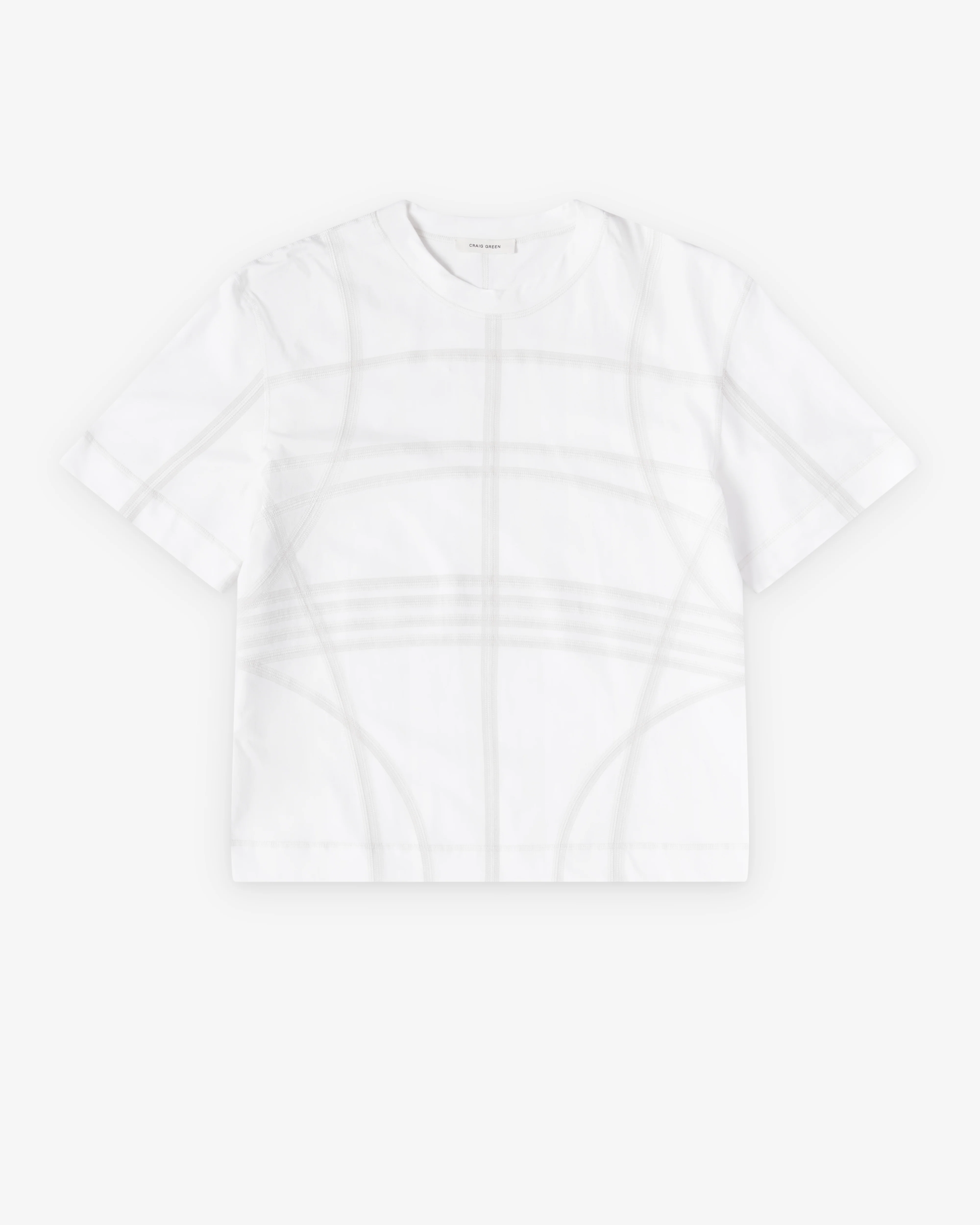 Craig Green - Men's Flatlock Short Sleeve Jersey - (White/Cream)