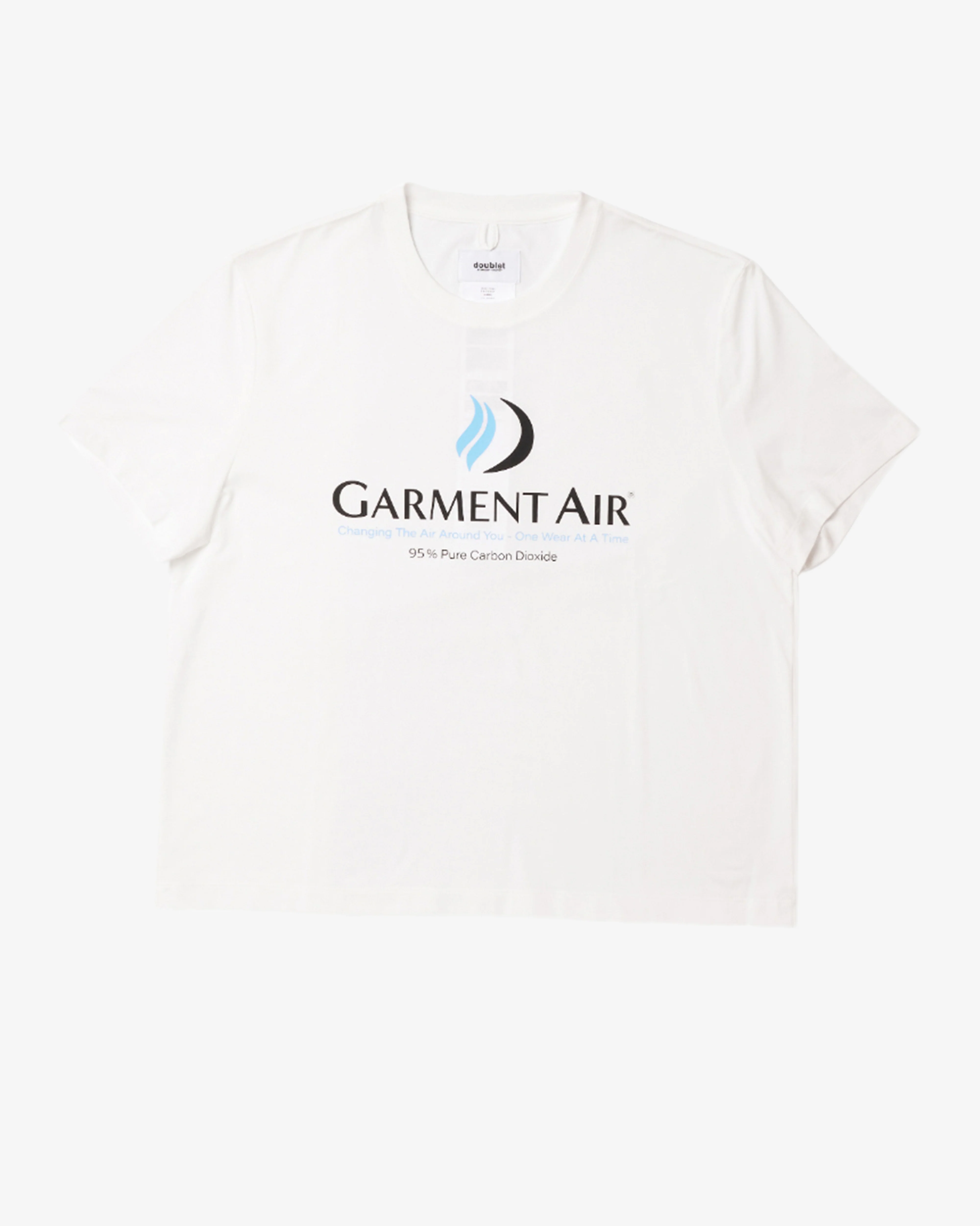 Doublet - Men's Garment Air Print T-Shirt - (White)