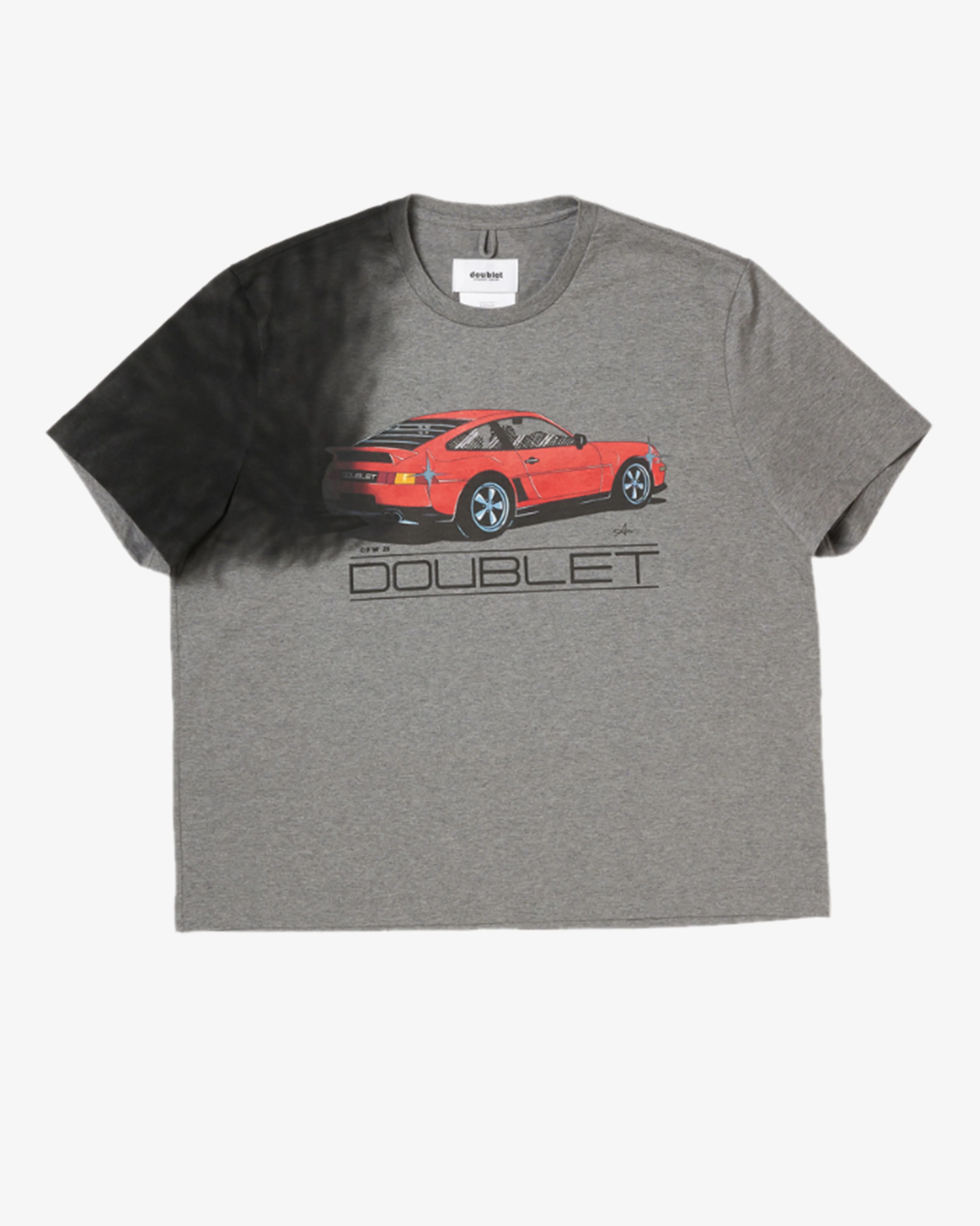 Doublet - Men's Exhaust Stained T-Shirt - (Grey)