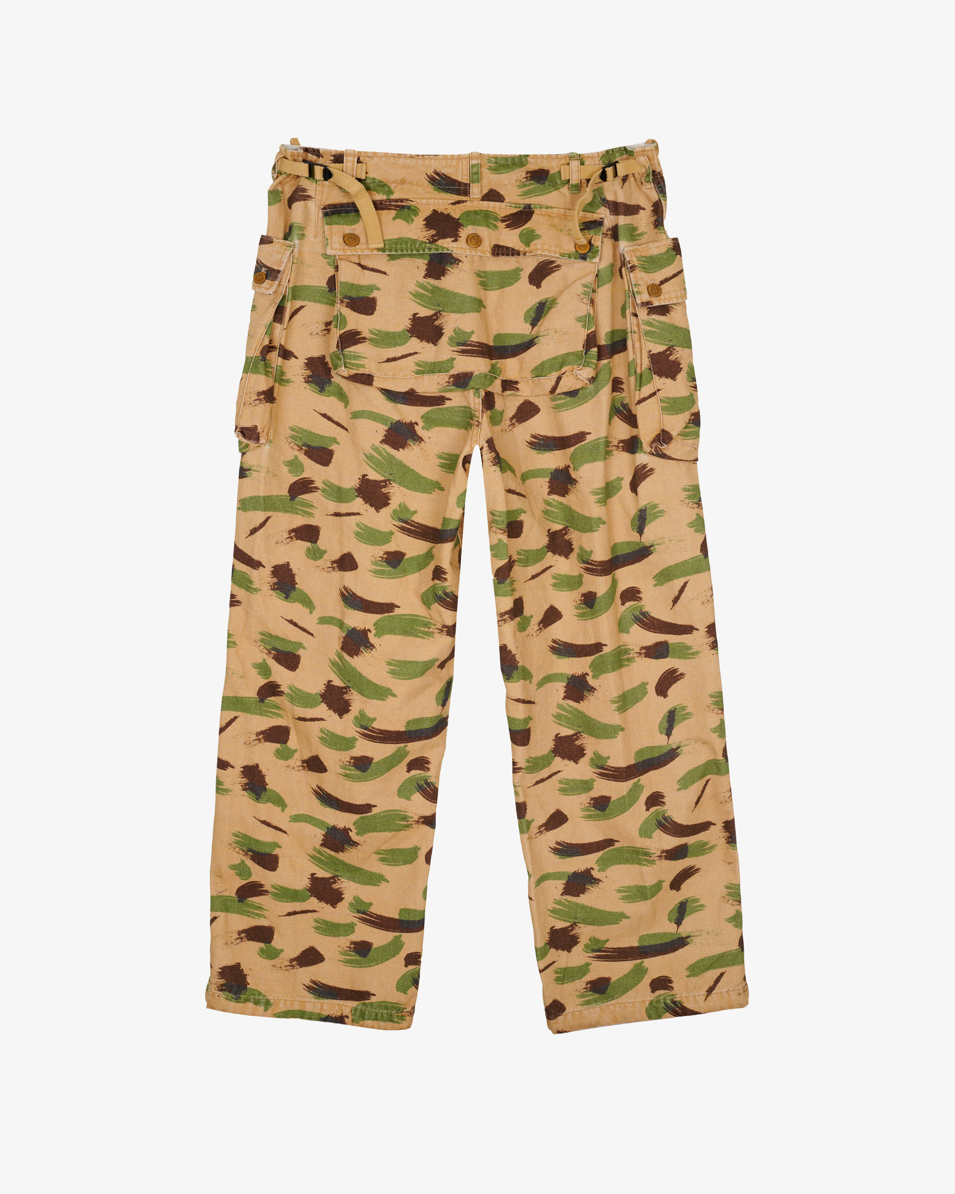 Brain Dead - Men's Canvas Overpant - (Brushstroke Camo)