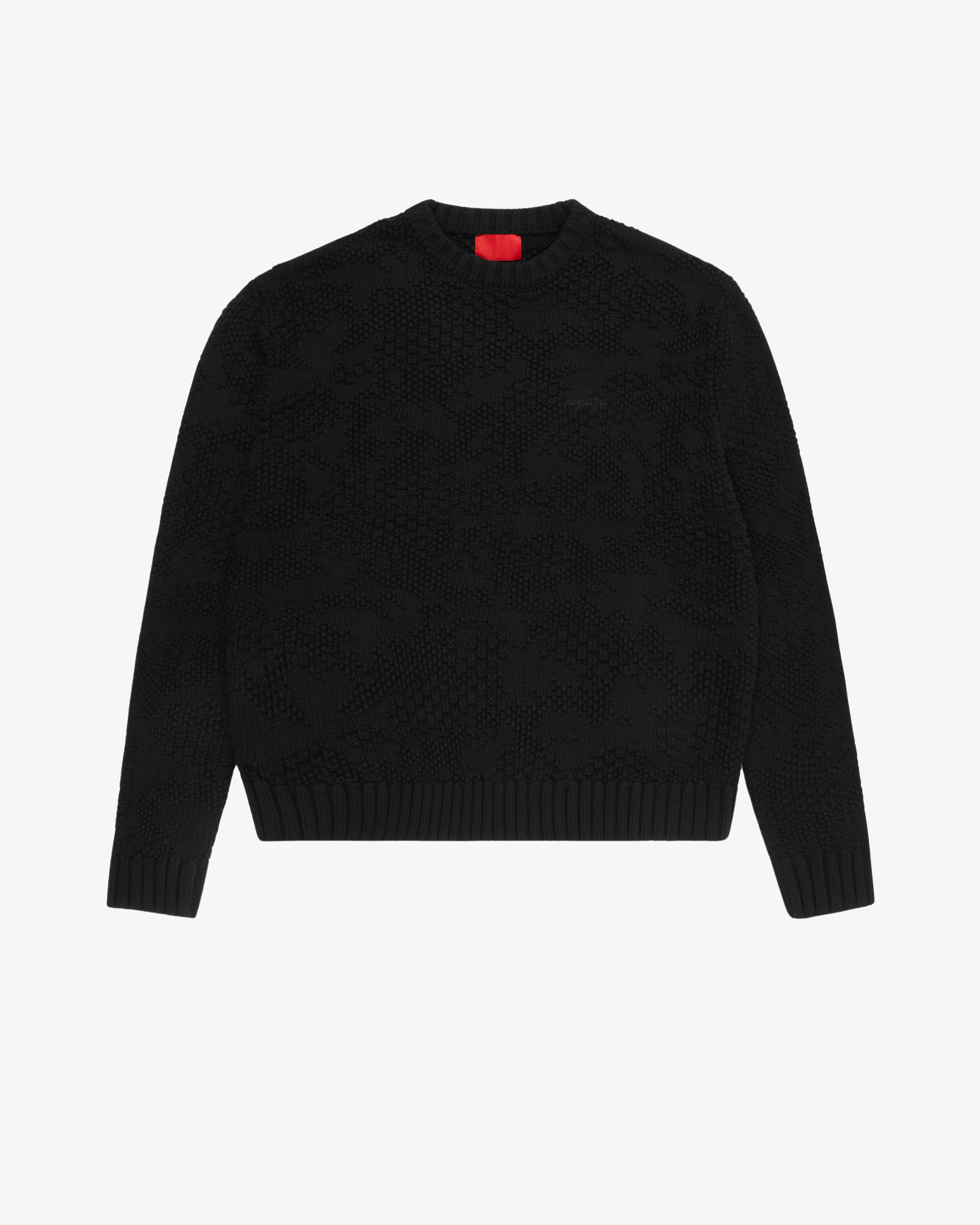 Fugazi - Men's Camotex Knit Sweater - (Black)