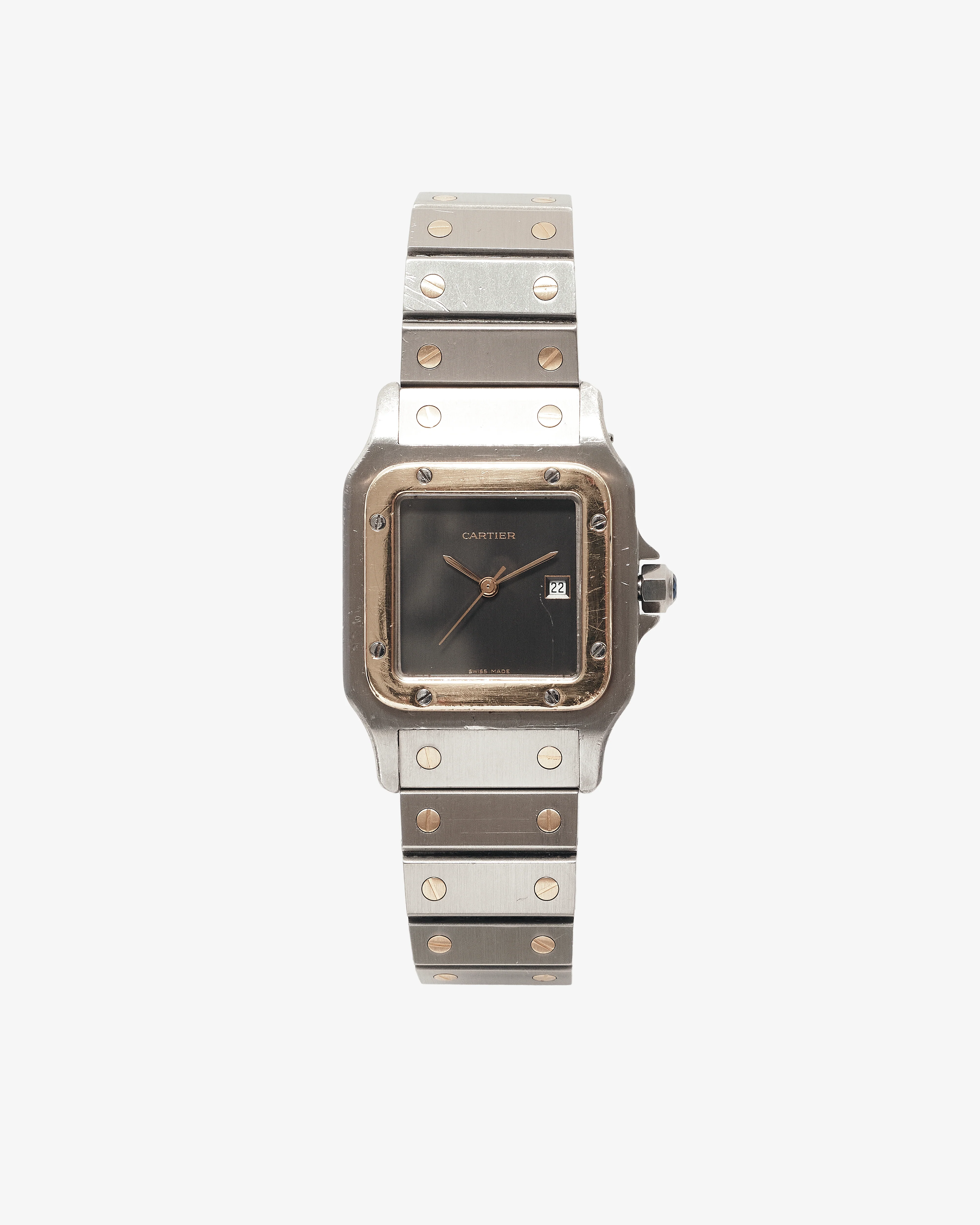 Classic 55 - Cartier Santos 2961 Ghost Dial - (Yellow Gold/Steel)