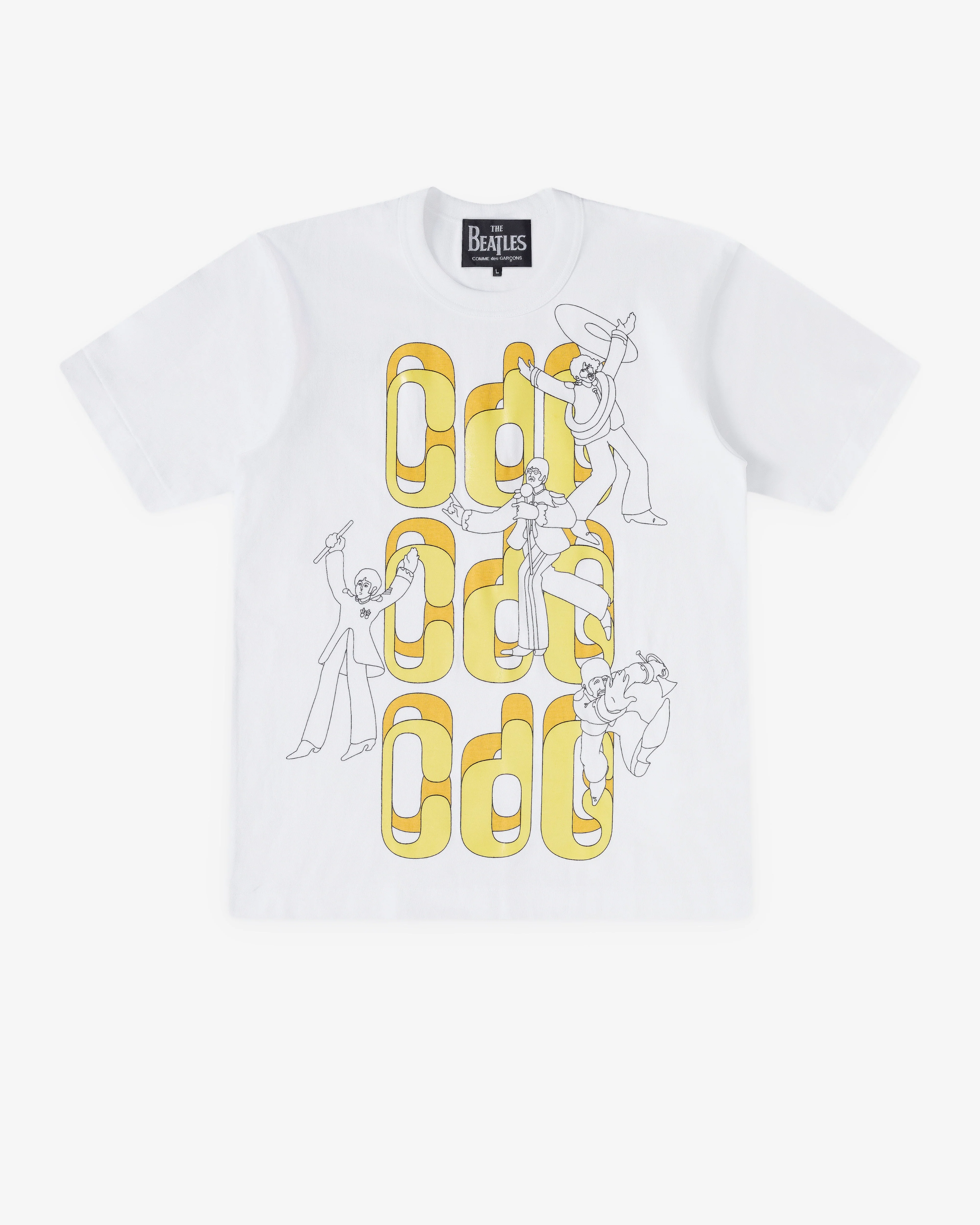 CDG Beatles - Triple CDG Print - (White)