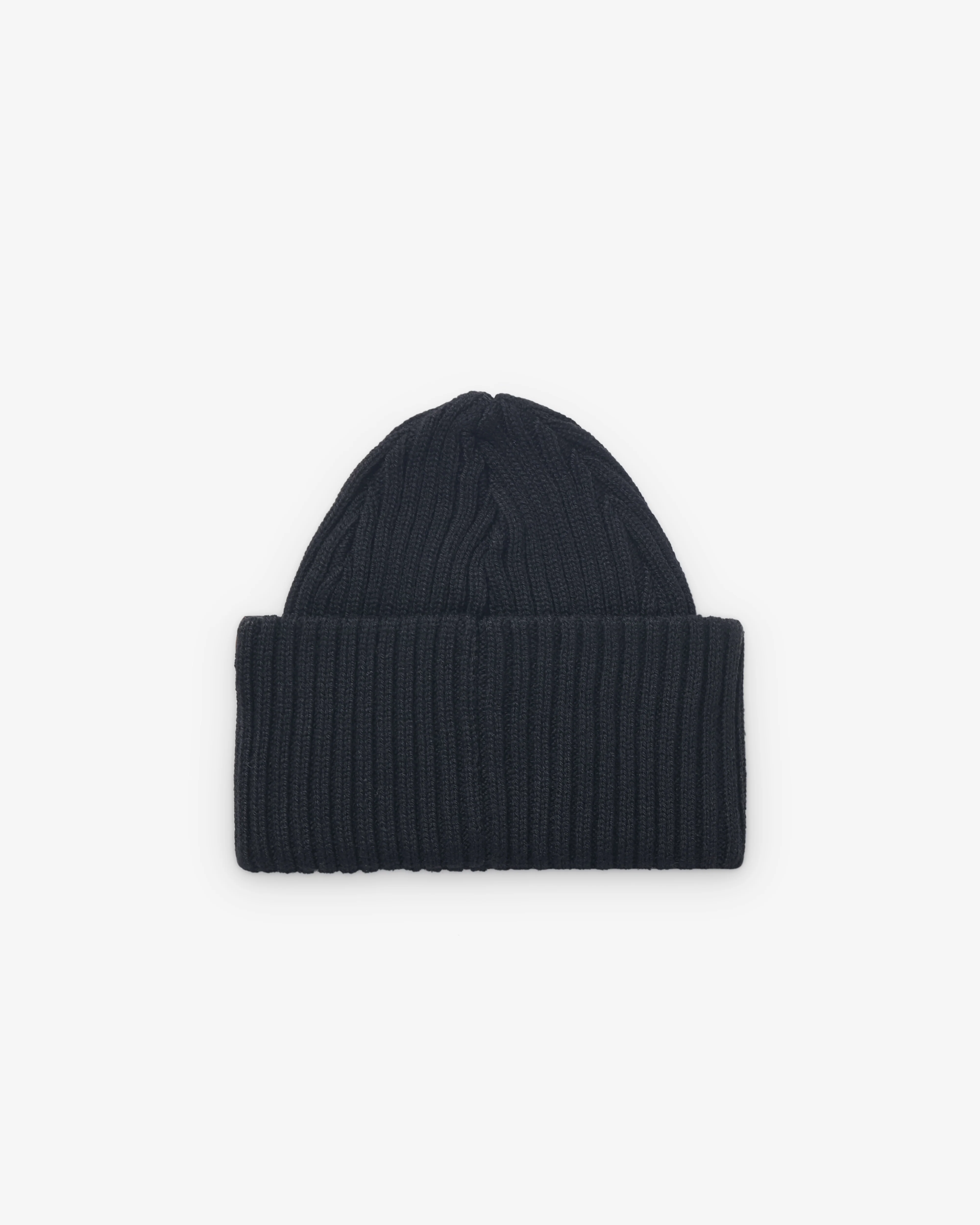 CDG Homme - Men's Ribbed Wool Beanie - (Black)