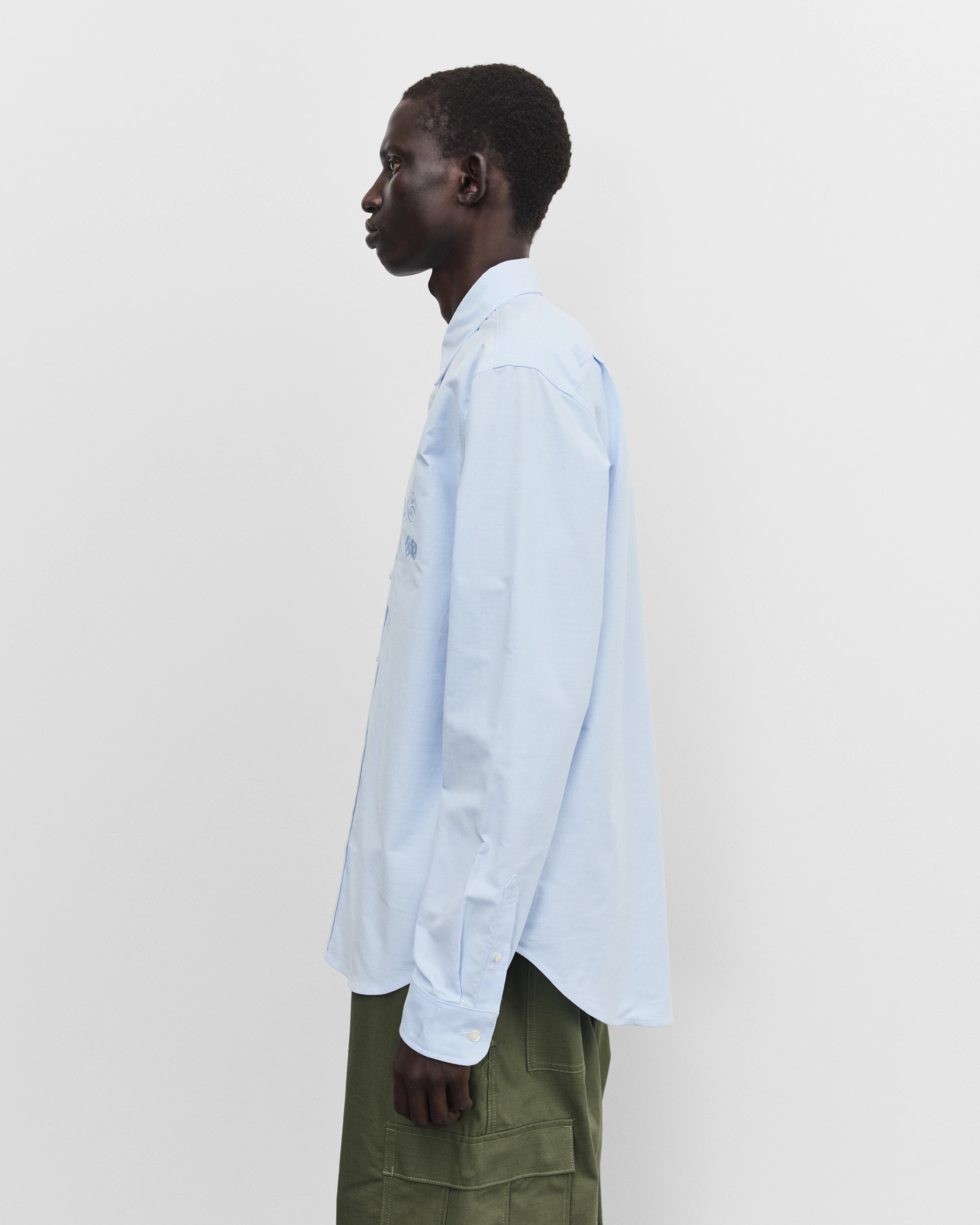 eye Junya Watanabe Man - Men's Stüssy Oxford Shirt - (Sax Blue)