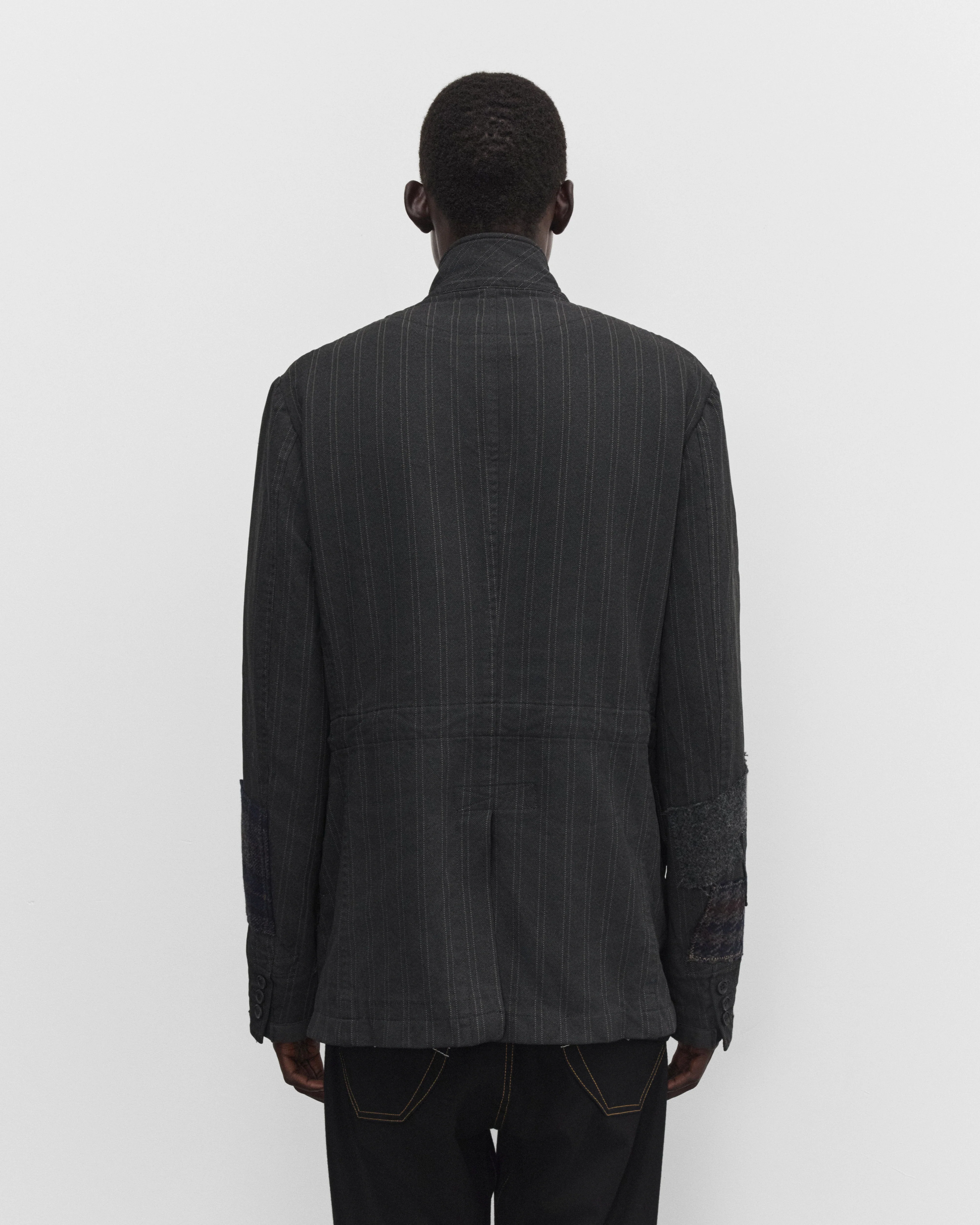 Junya Watanabe Man - Men's Patchwork Zip Blazer - (Grey/Mix)
