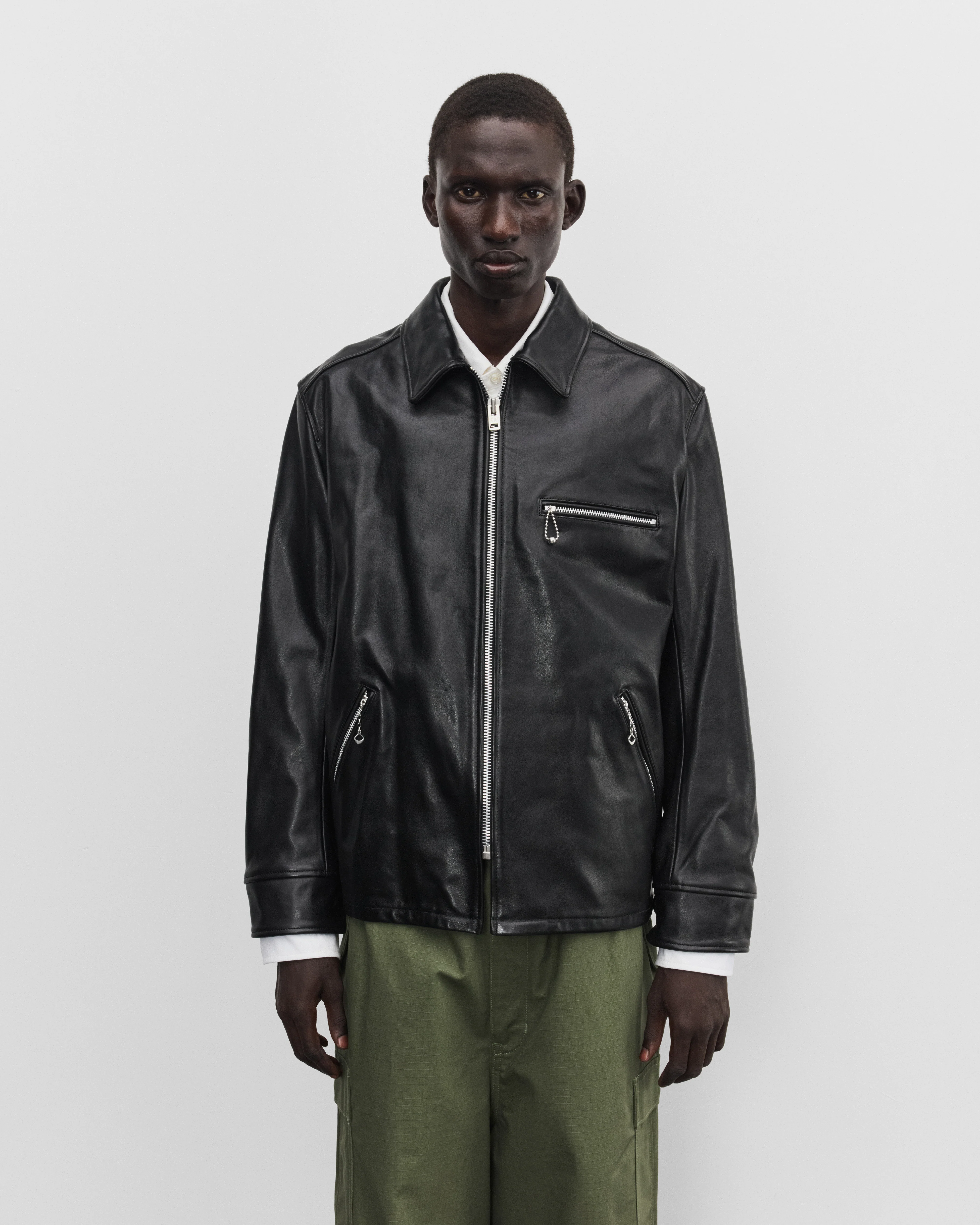 eye Junya Watanabe Man - Men's Stüssy Leather Jacket - (Black)