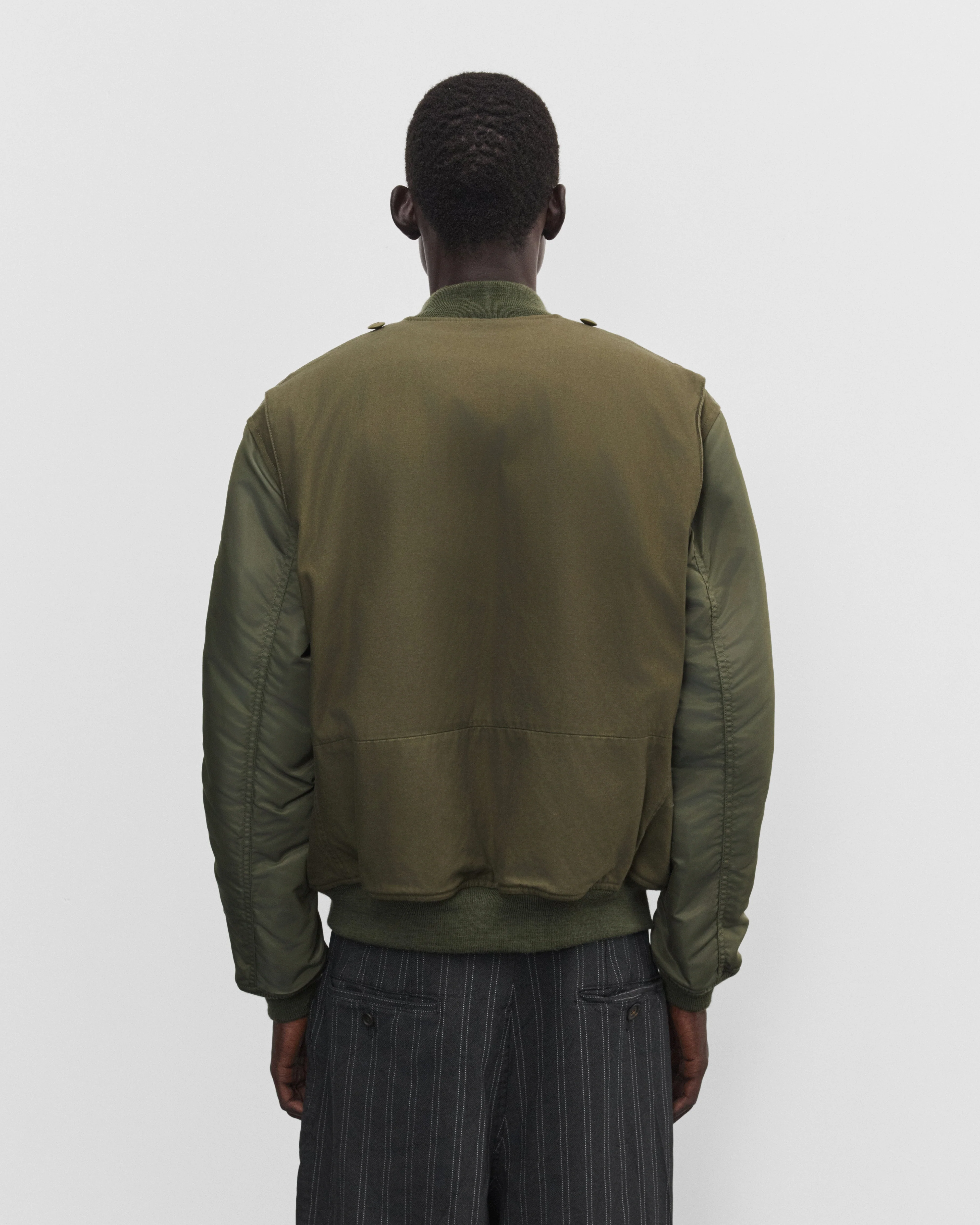 eye Junya Watanabe Man - Men's Needles Bomber Jacket - (Khaki Green)
