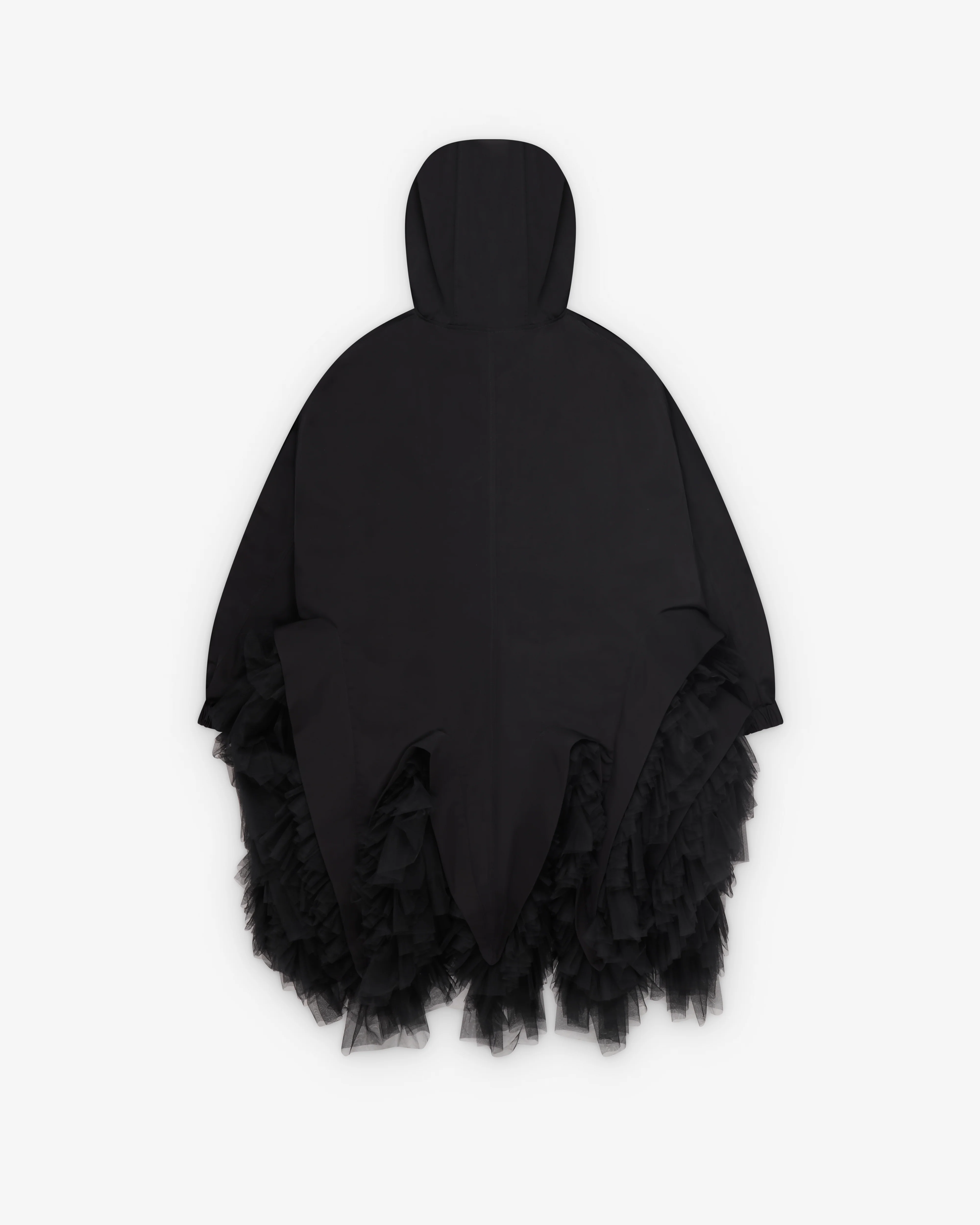 Noir Kei Ninomiya - Women's Hooded Technical Tulle Coat - (Black)