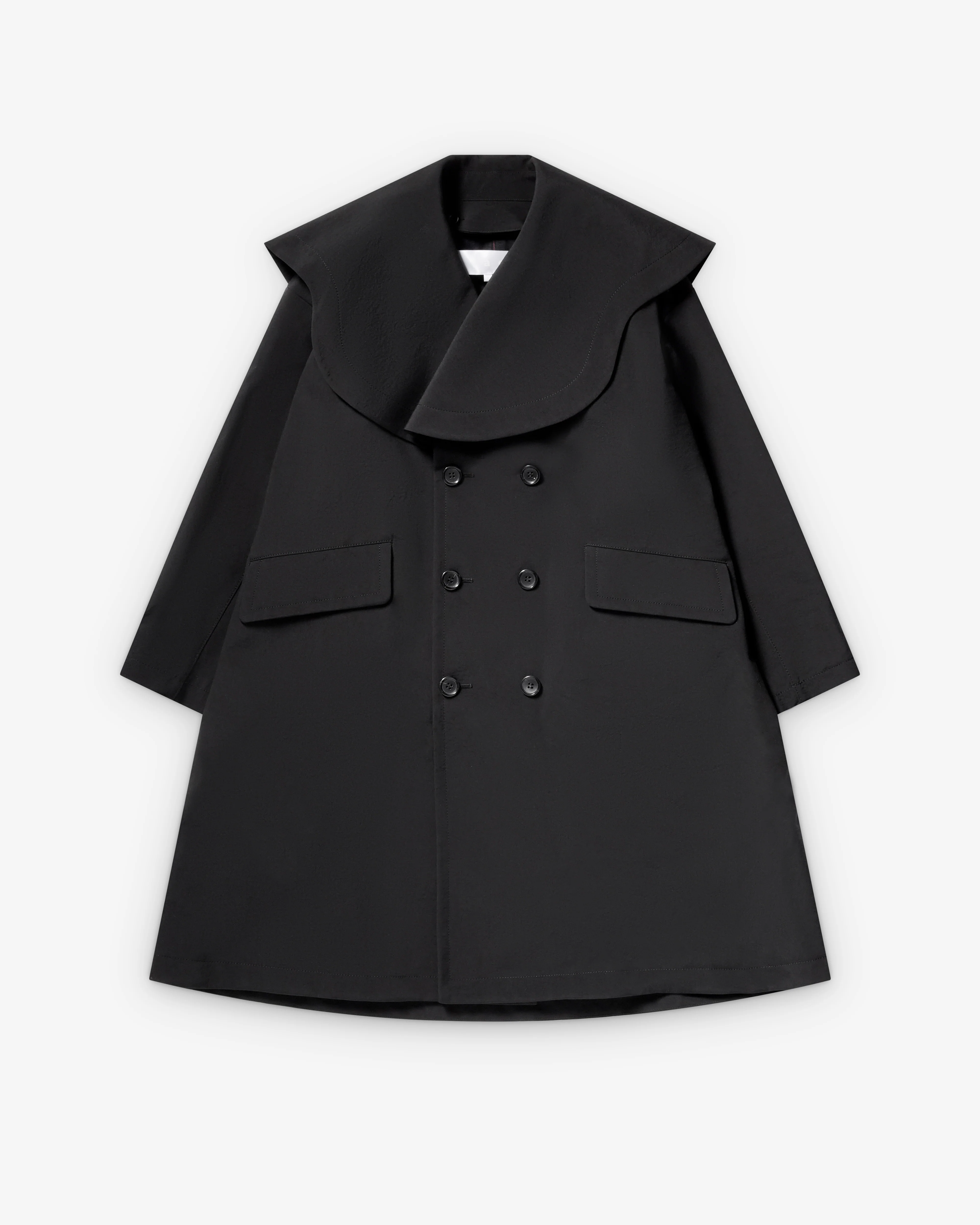 Tao - Women's Double Breasted Coat - (Black)
