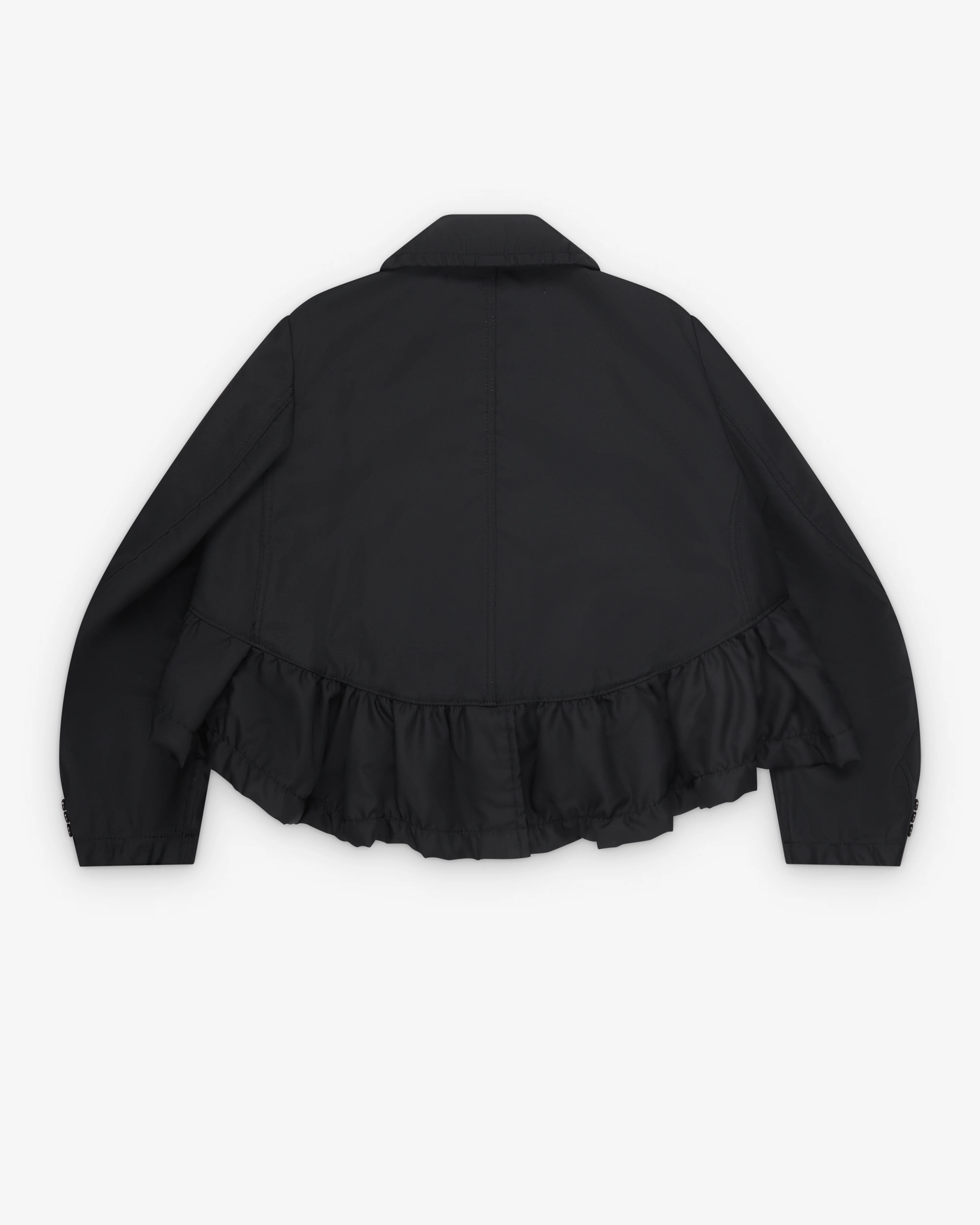Tao - Women's Cropped Peter Pan Collar Jacket - (Black)