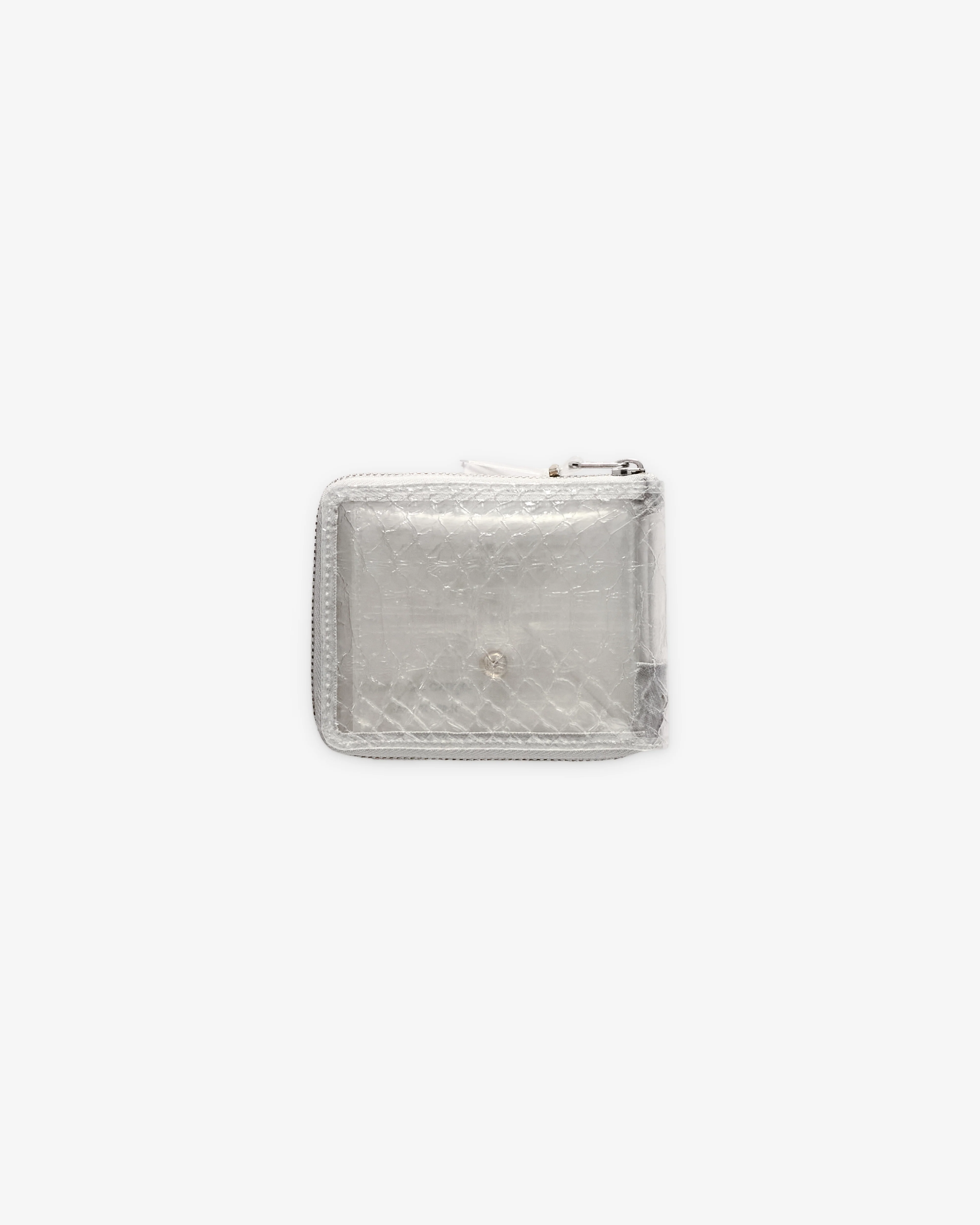 CDG Wallet - Transparent Snake Zip Around Wallet - (SA7100ST Clear)
