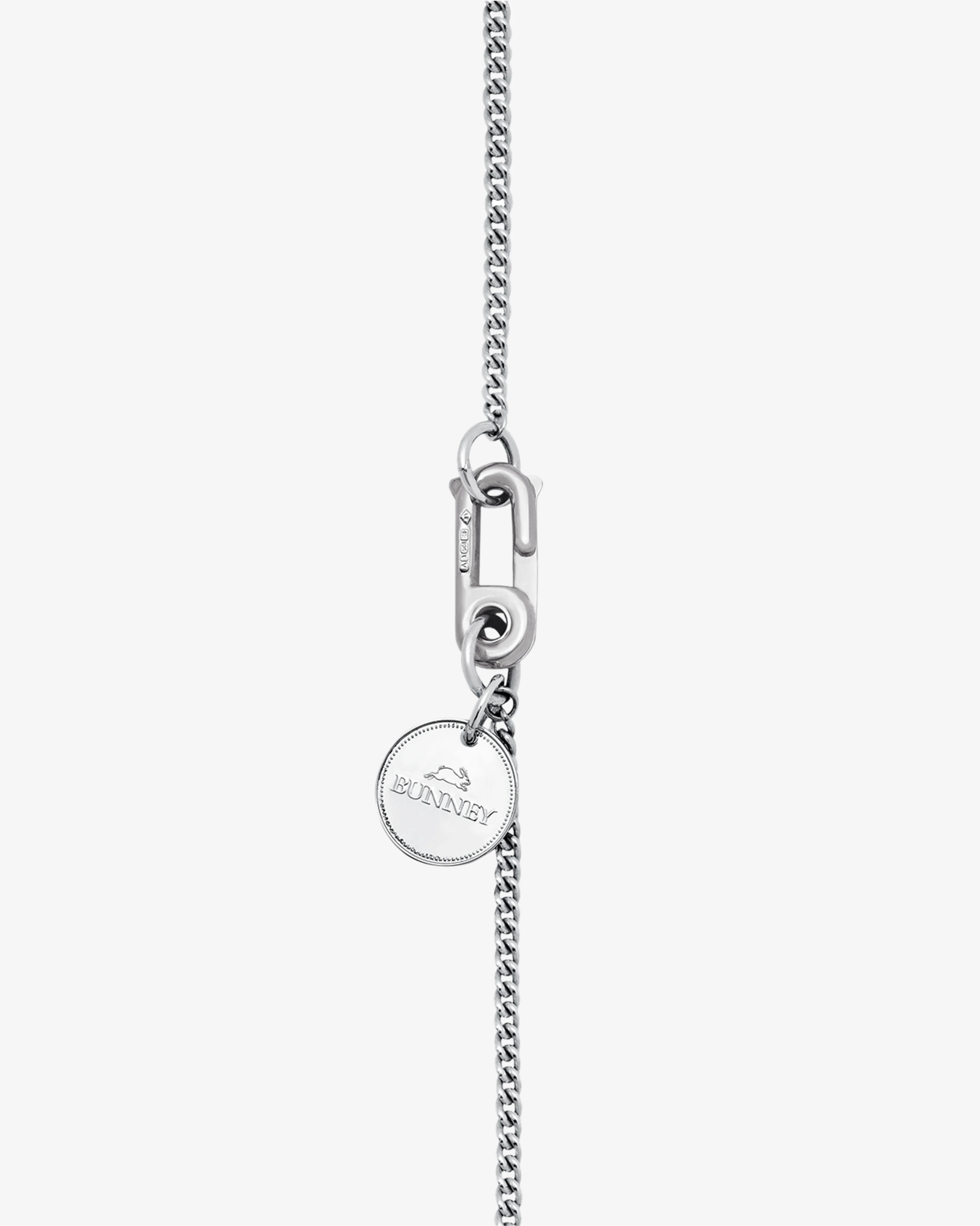 Bunney - Men's Chain with M Hook and Coin - (Silver)