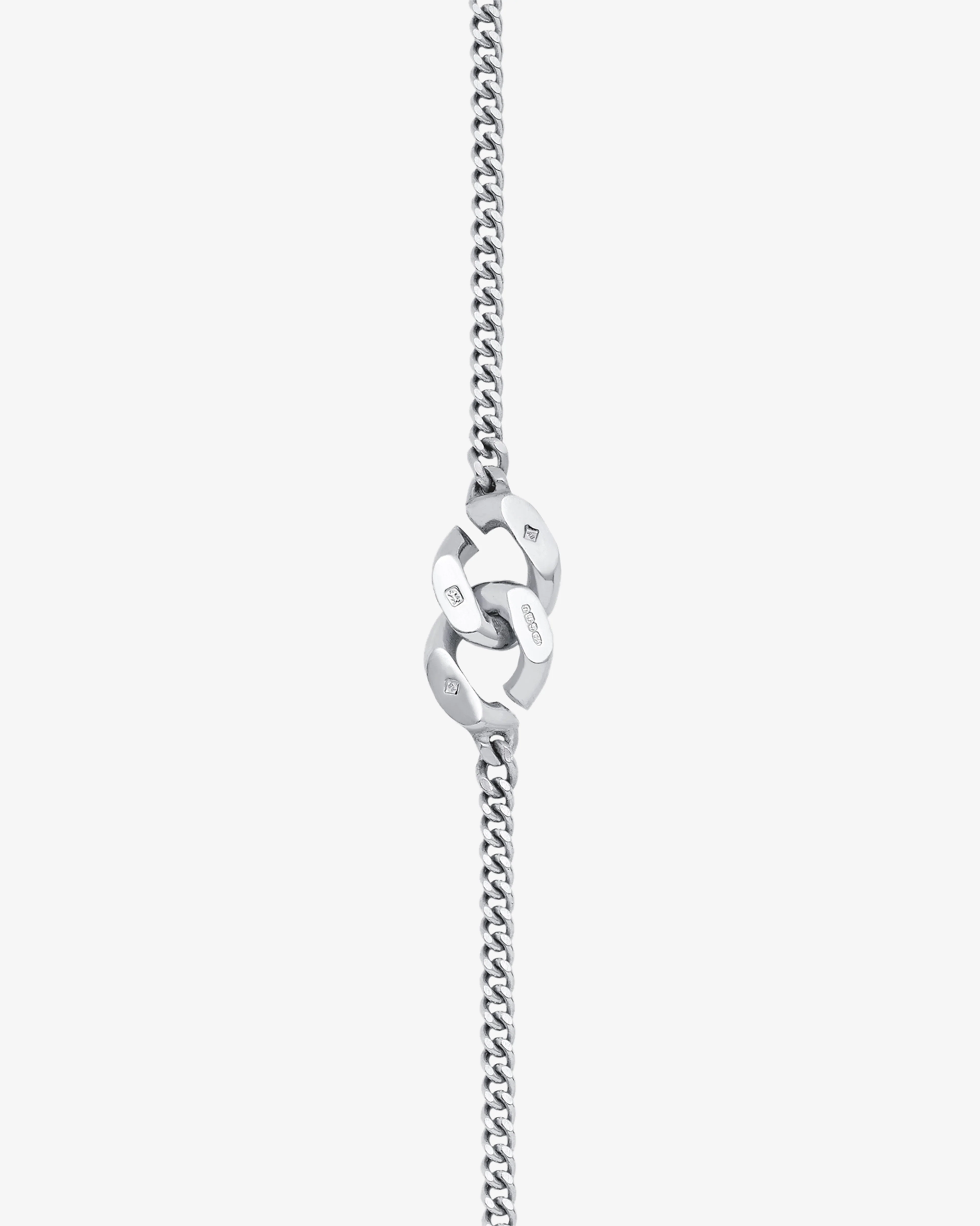 Bunney - Men's Chain with Curb Clasp - (Silver)