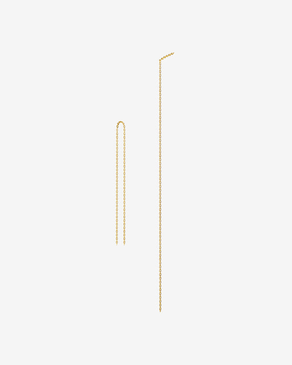 Shihara - Women
s Chain Earring - (Yellow Gold)