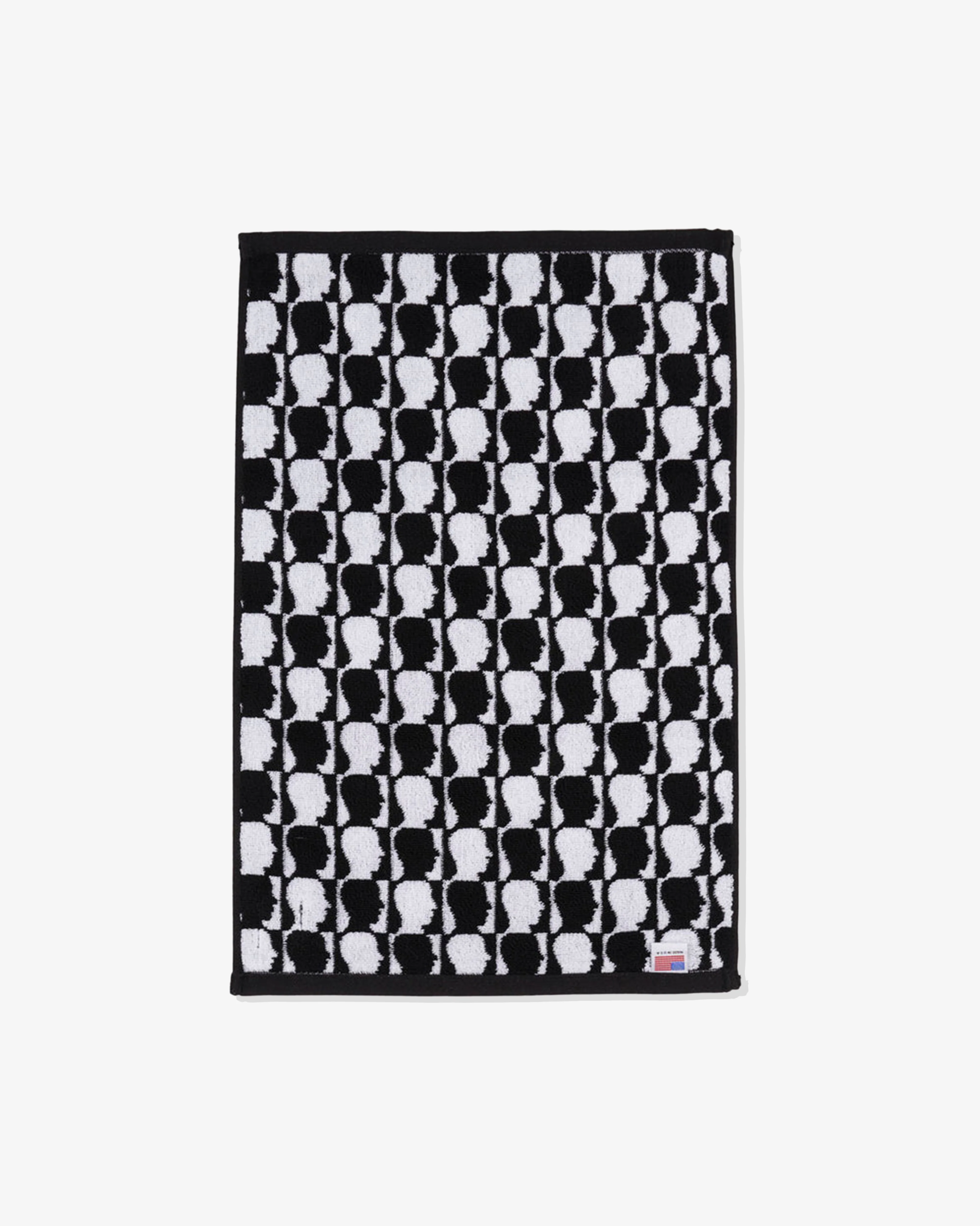 Brain Dead - Checkered Logohead Hand Towel - (Black)