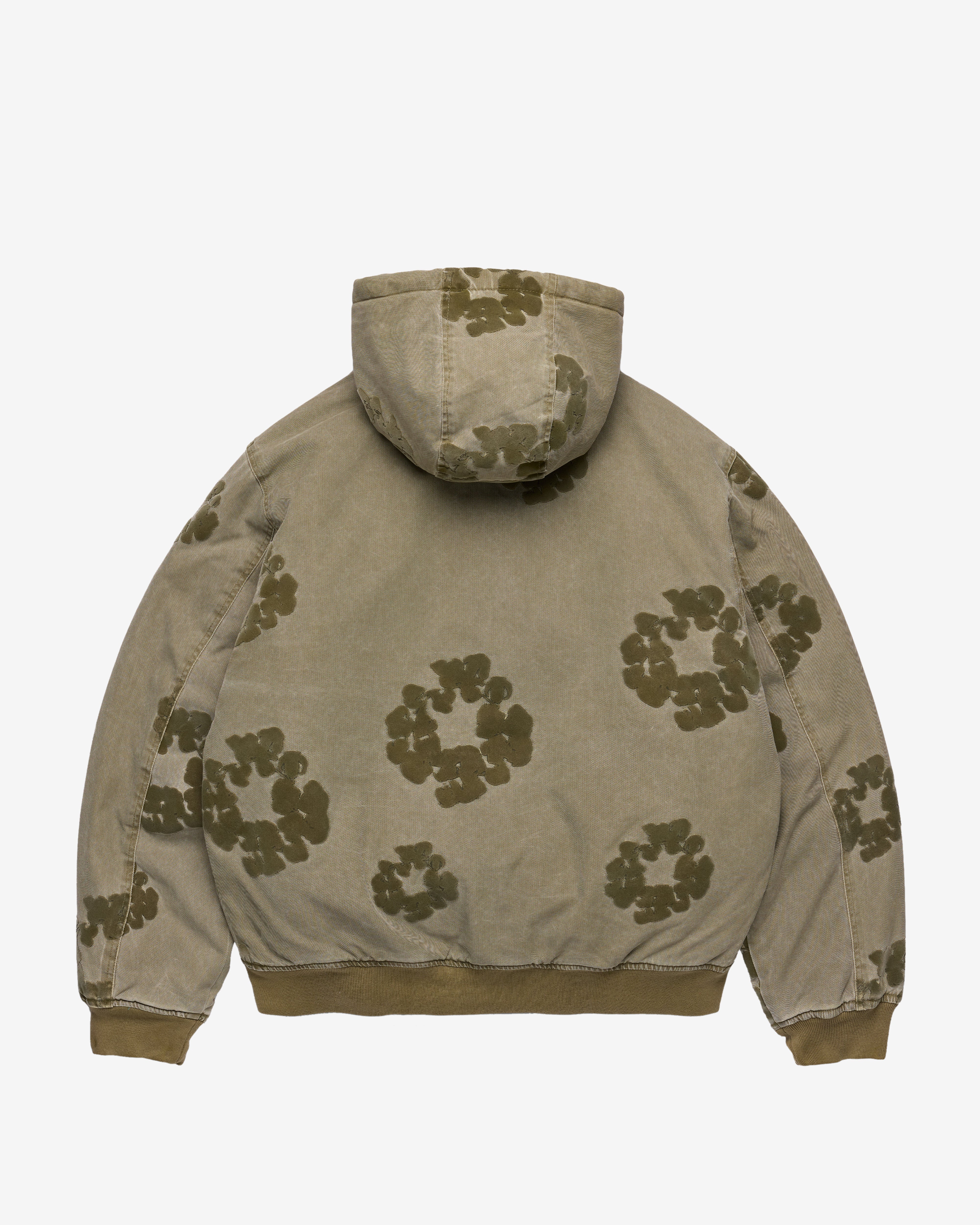 Denim Tears - Men's CW Flocked Zip Jacket - (Green)