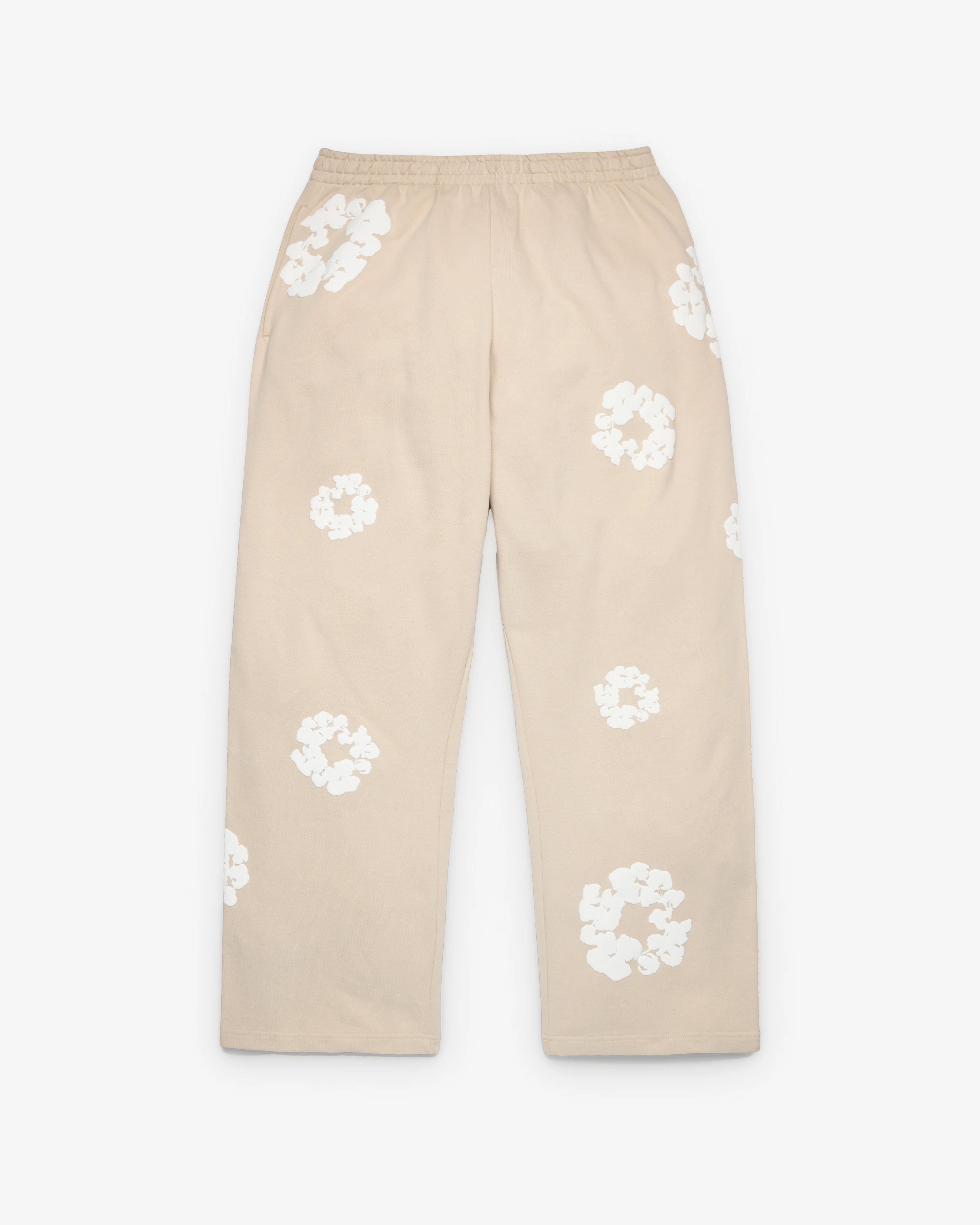 Denim Tears - Men's Cotton Wreath Open Hem Sweatpants - (Grey)