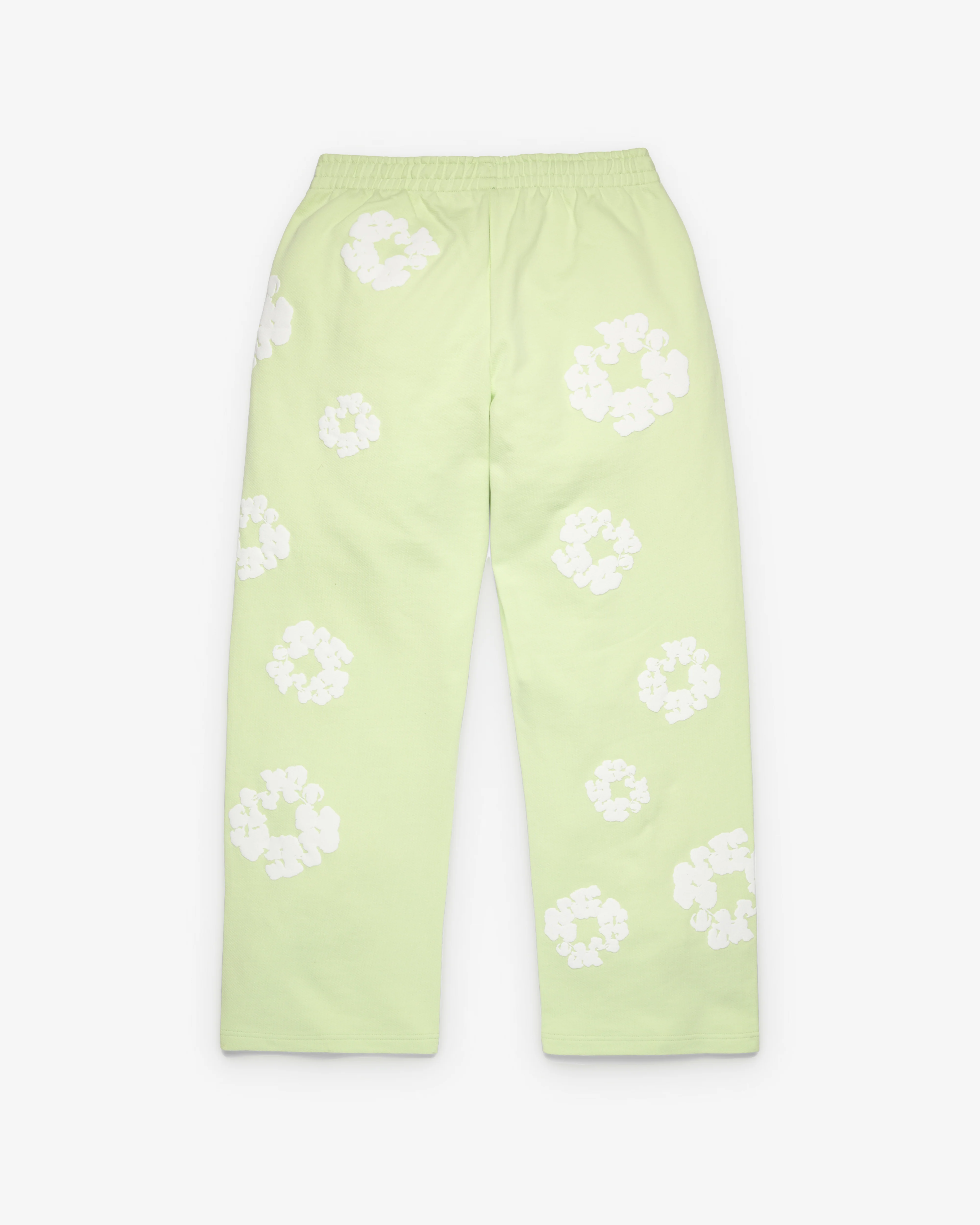 Denim Tears - Men's Cotton Wreath Open Hem Sweatpants - (Lime)
