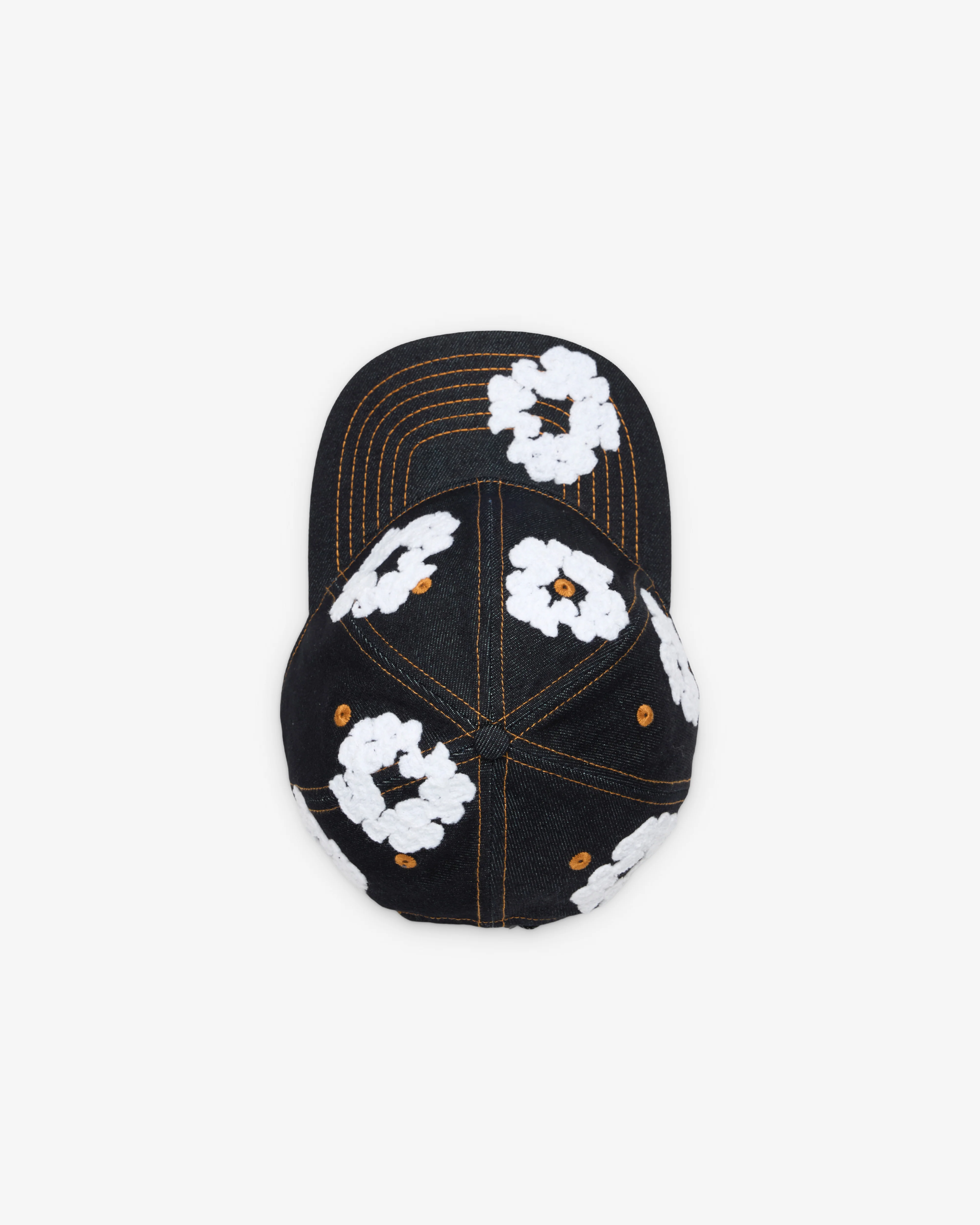 Denim Tears - Men's Cotton Wreath Raw Denim Cap - (Indigo Wash)