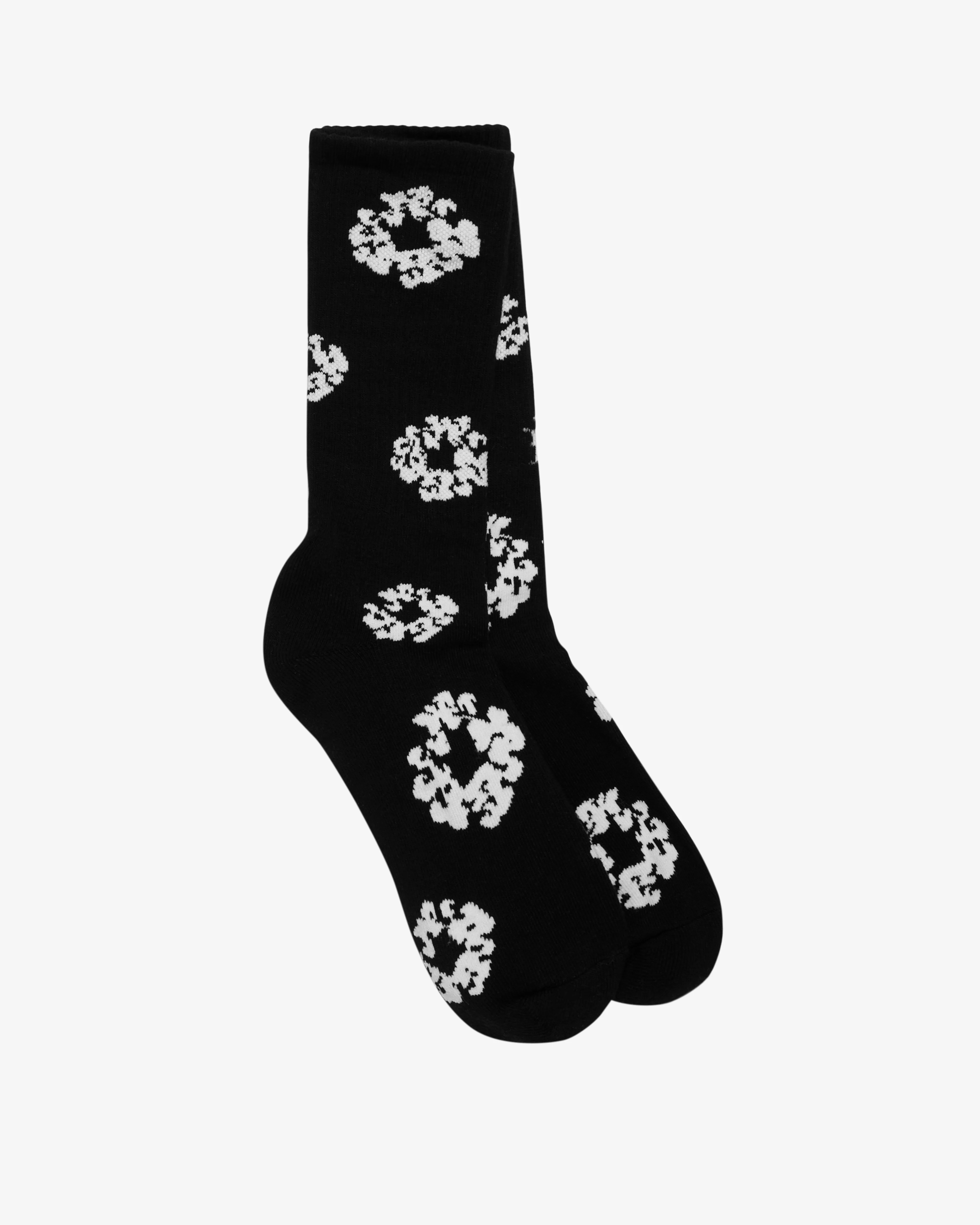 Denim Tears - Men's Cotton Wreath Socks - (Black)