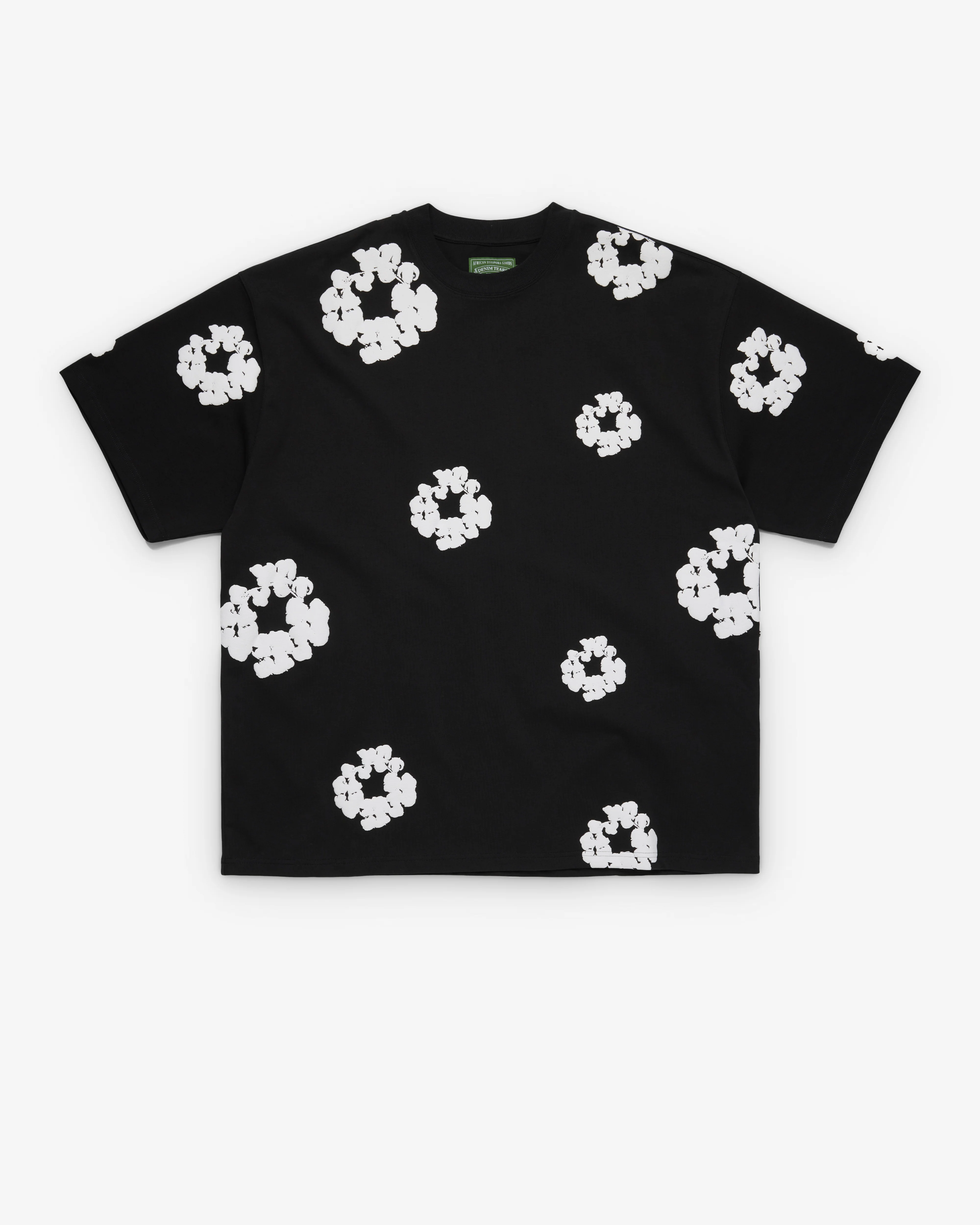 Denim Tears - Men's Cotton Wreath Tall Tee - (Black)