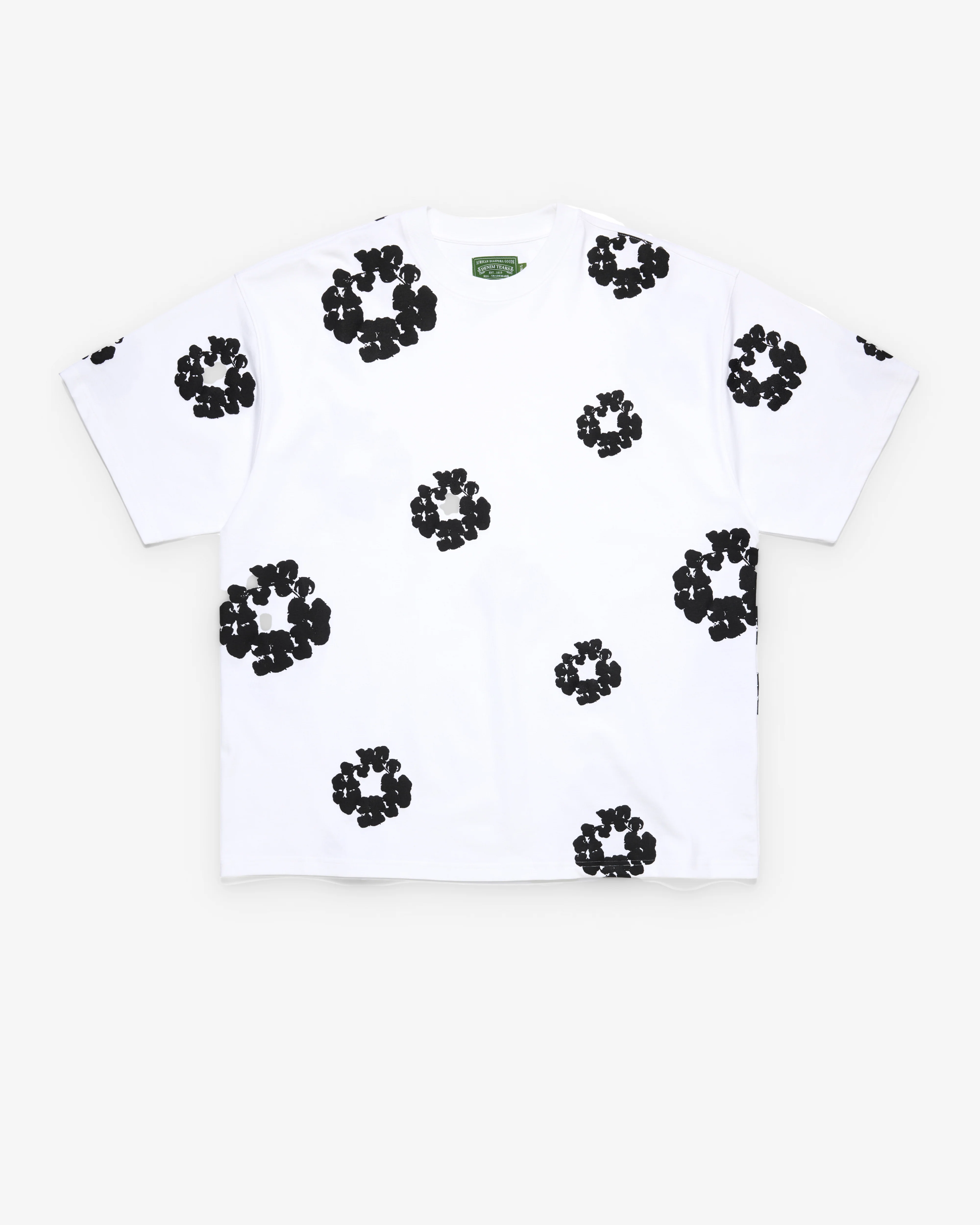 Denim Tears - Men's Cotton Wreath Tall Tee - (White)