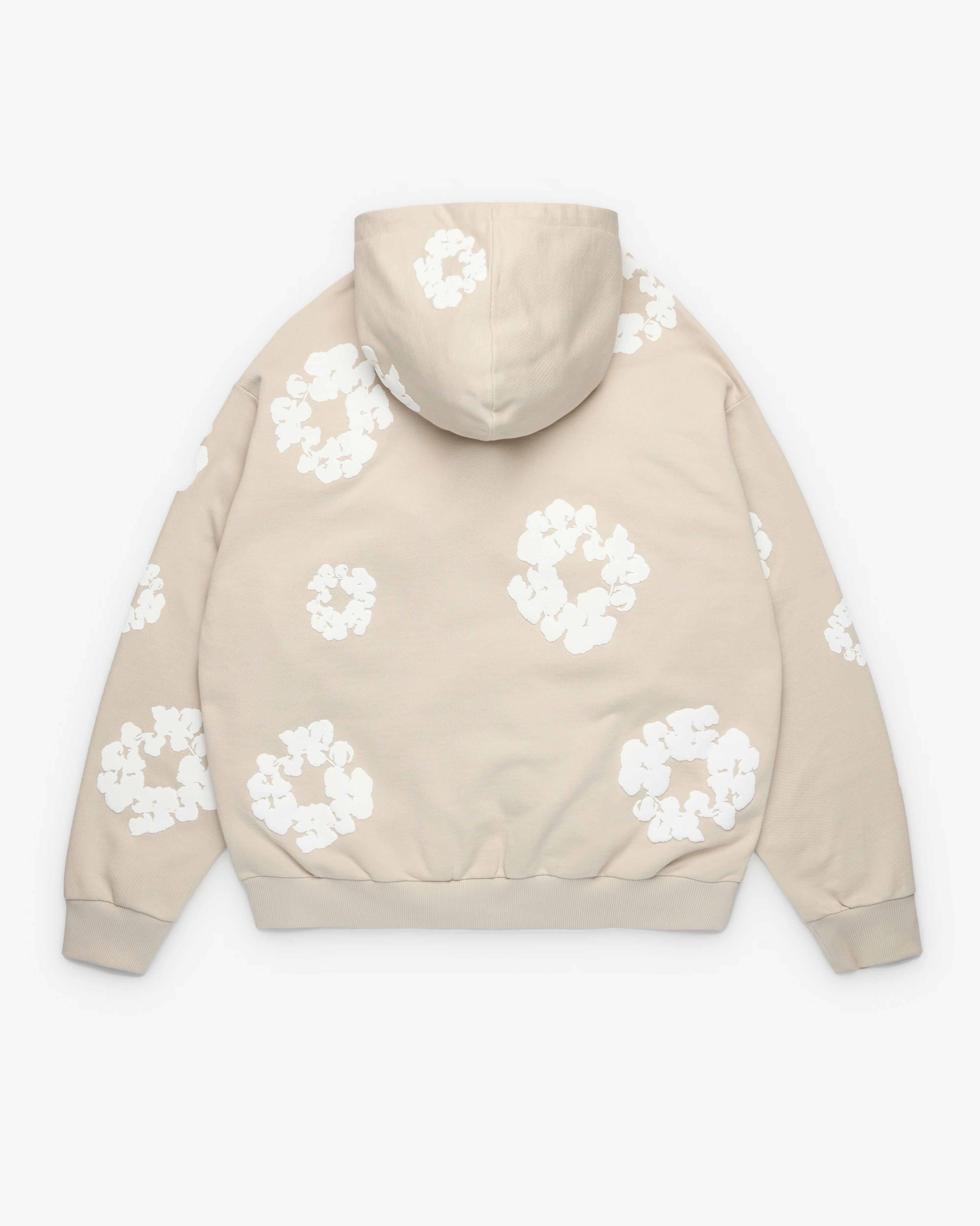 Denim Tears - Men's Cotton Wreath Zip Hoodie - (Grey)