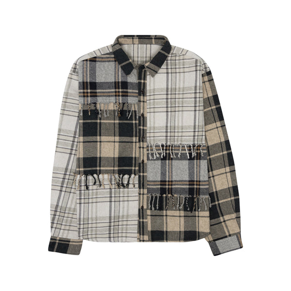 Denim Tears - Men
s Flannel Shirt - (Grey)