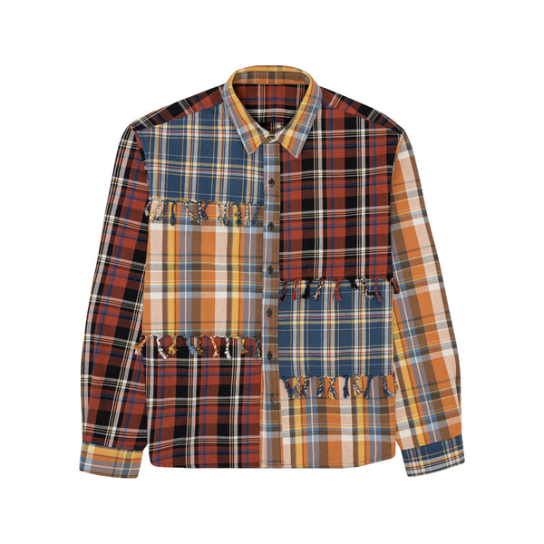 Denim Tears - Men
s Flannel Shirt - (Multi)