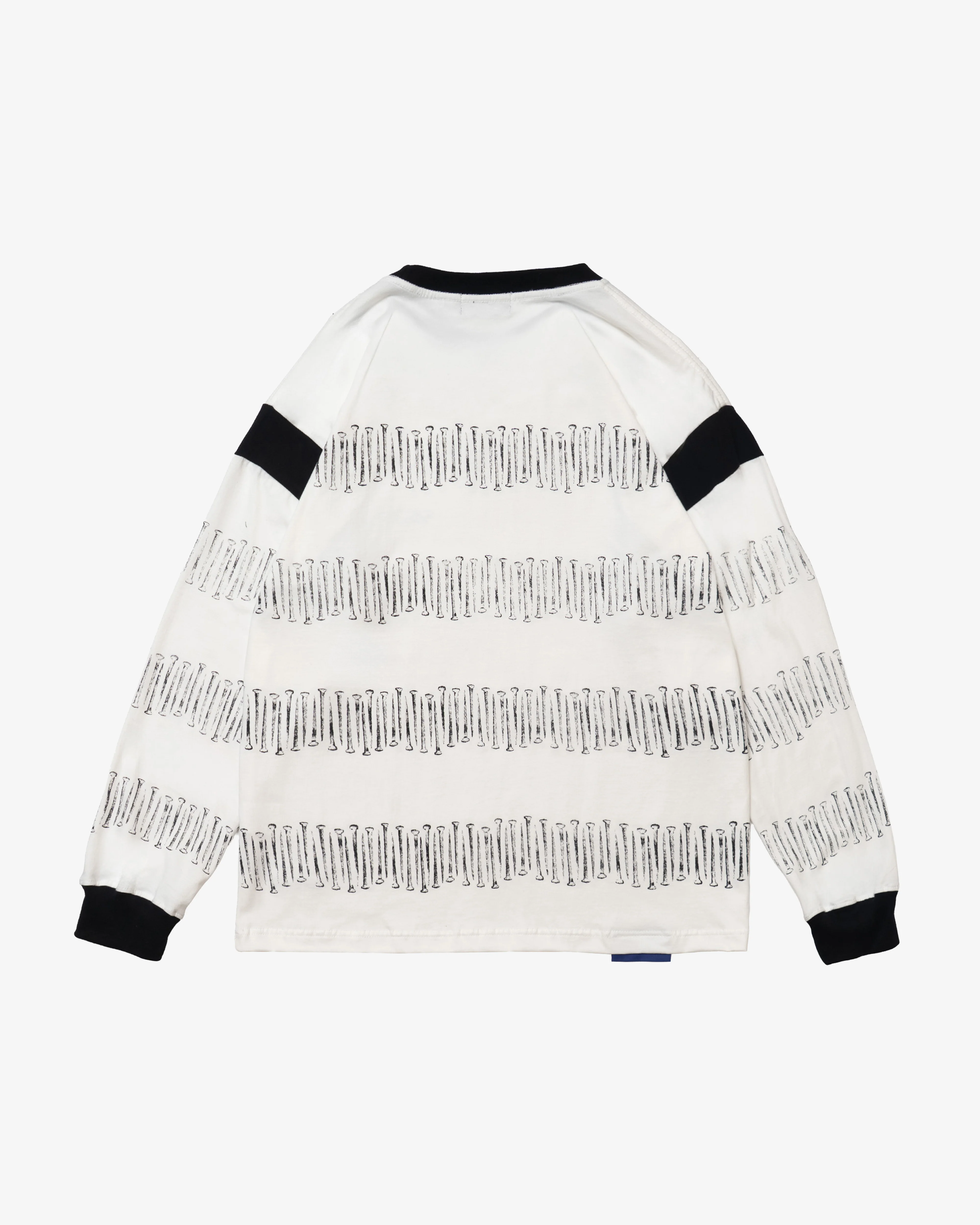 Deva States - Men's Nails Long Sleeve Tee - (White)