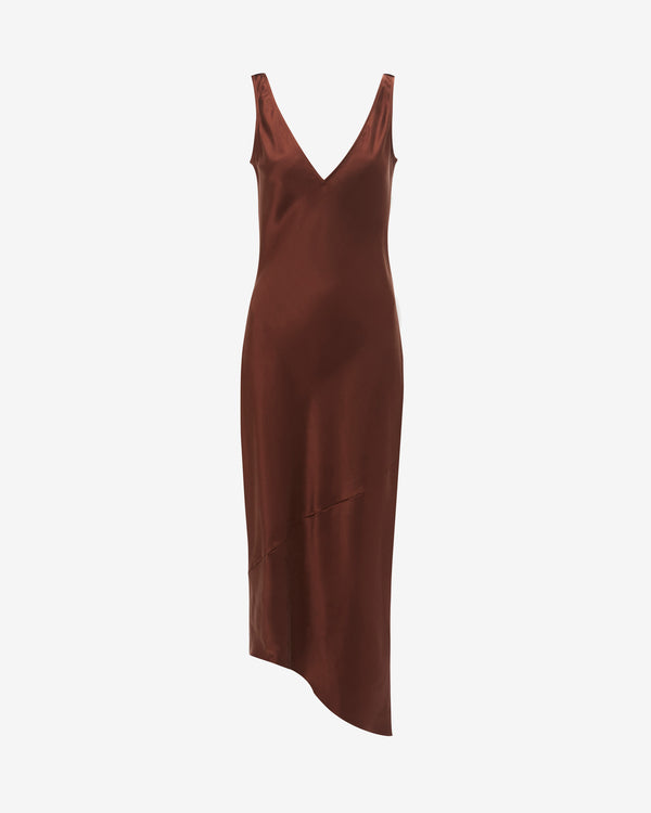 JW Anderson - Women
s V-Neck Sleeveless Midi Dress - (Brown)