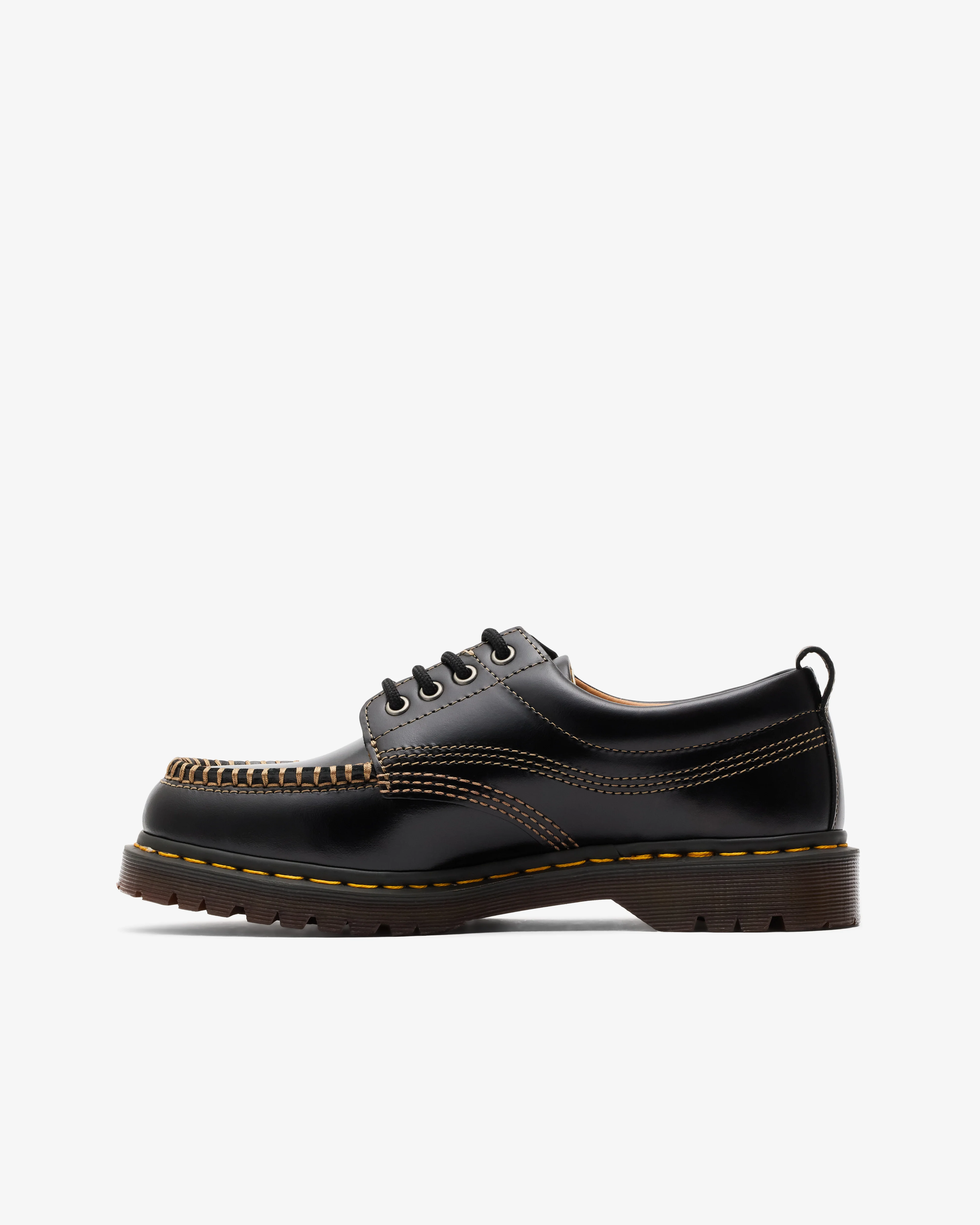 Dr. Martens - Men's Lowell Moc Toe Shoe - (Black)