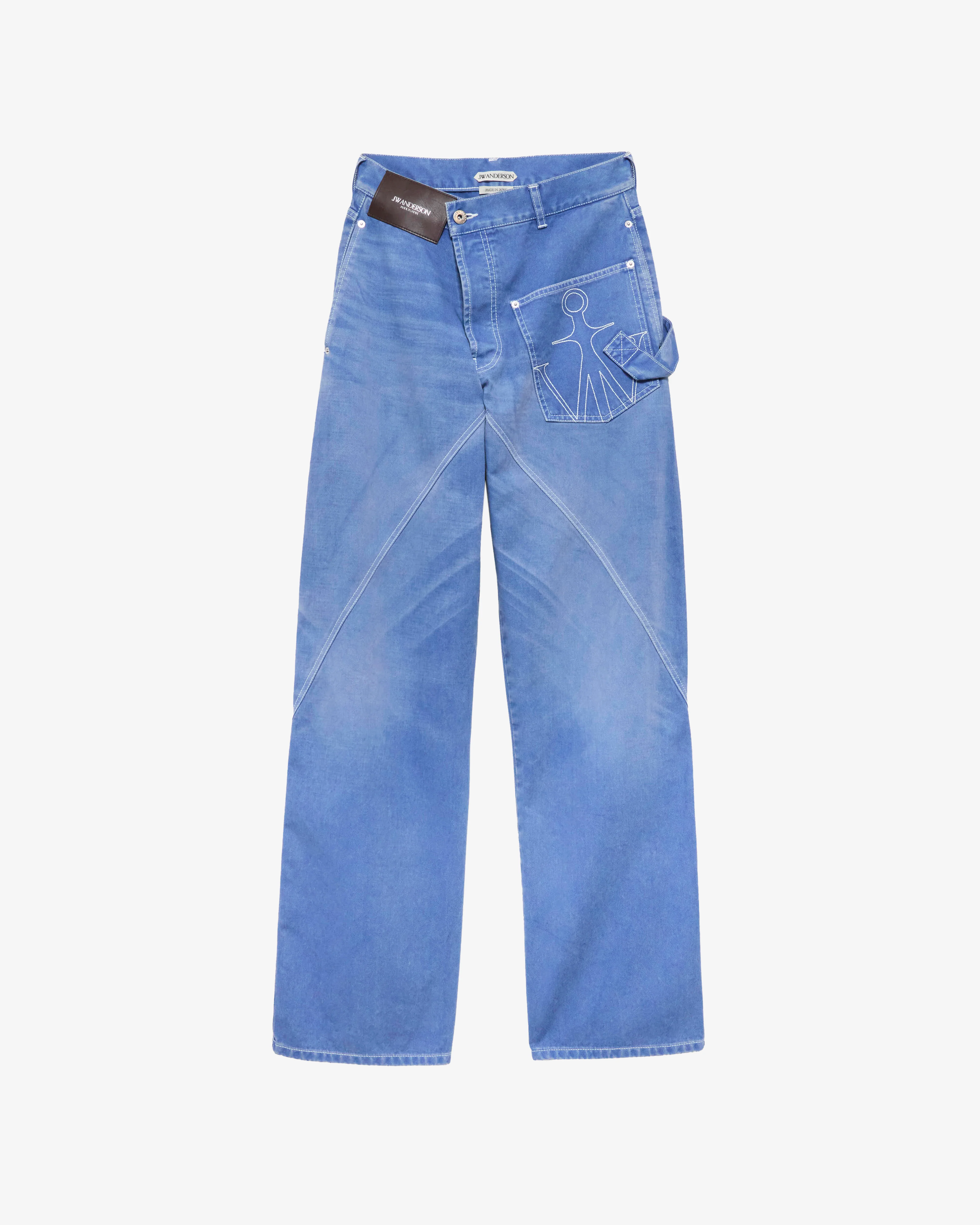 JW Anderson - Men's Twisted Workwear Jeans - (French Blue)