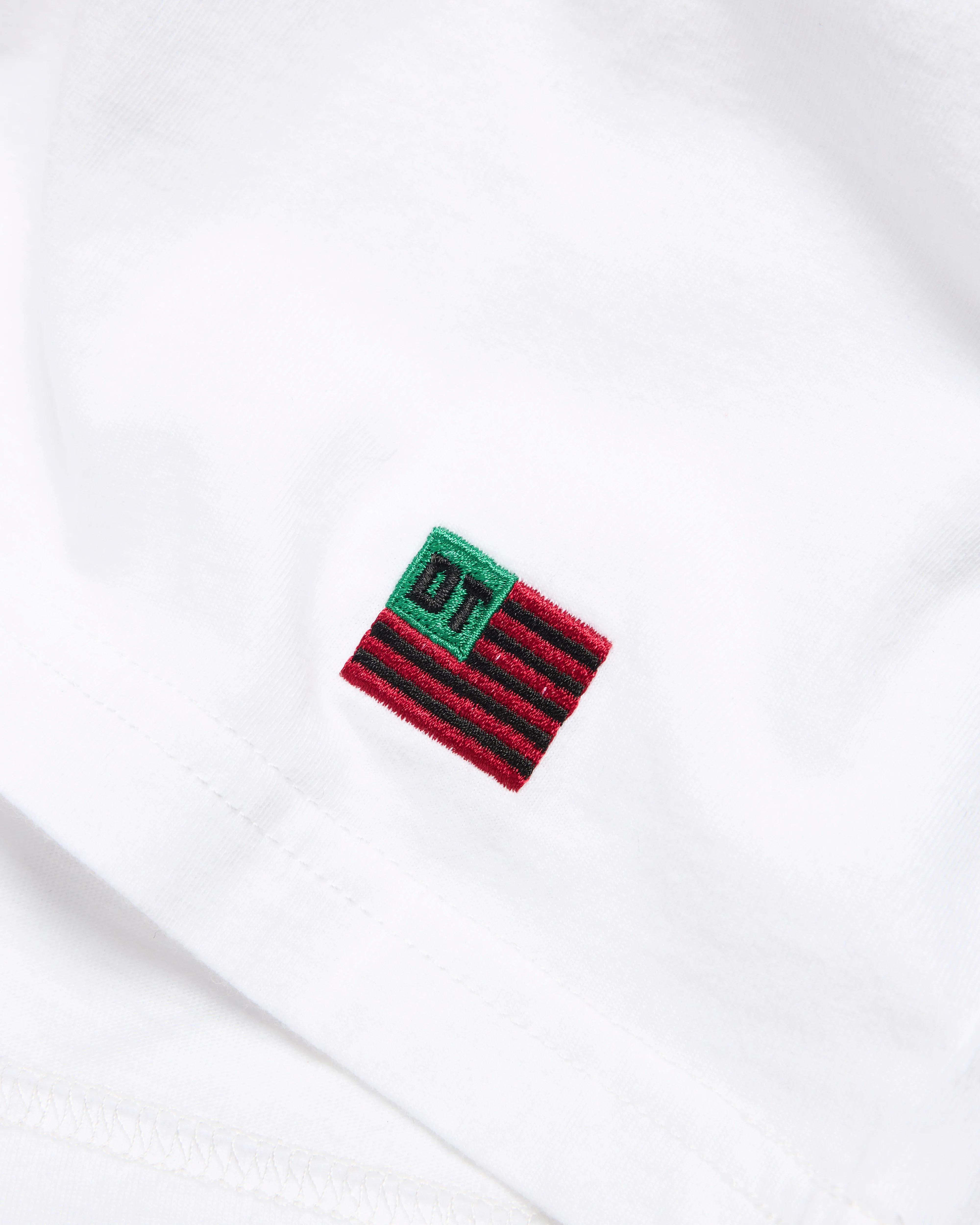 Denim Tears - Men's Short Sleeve Flag Tee - (White)