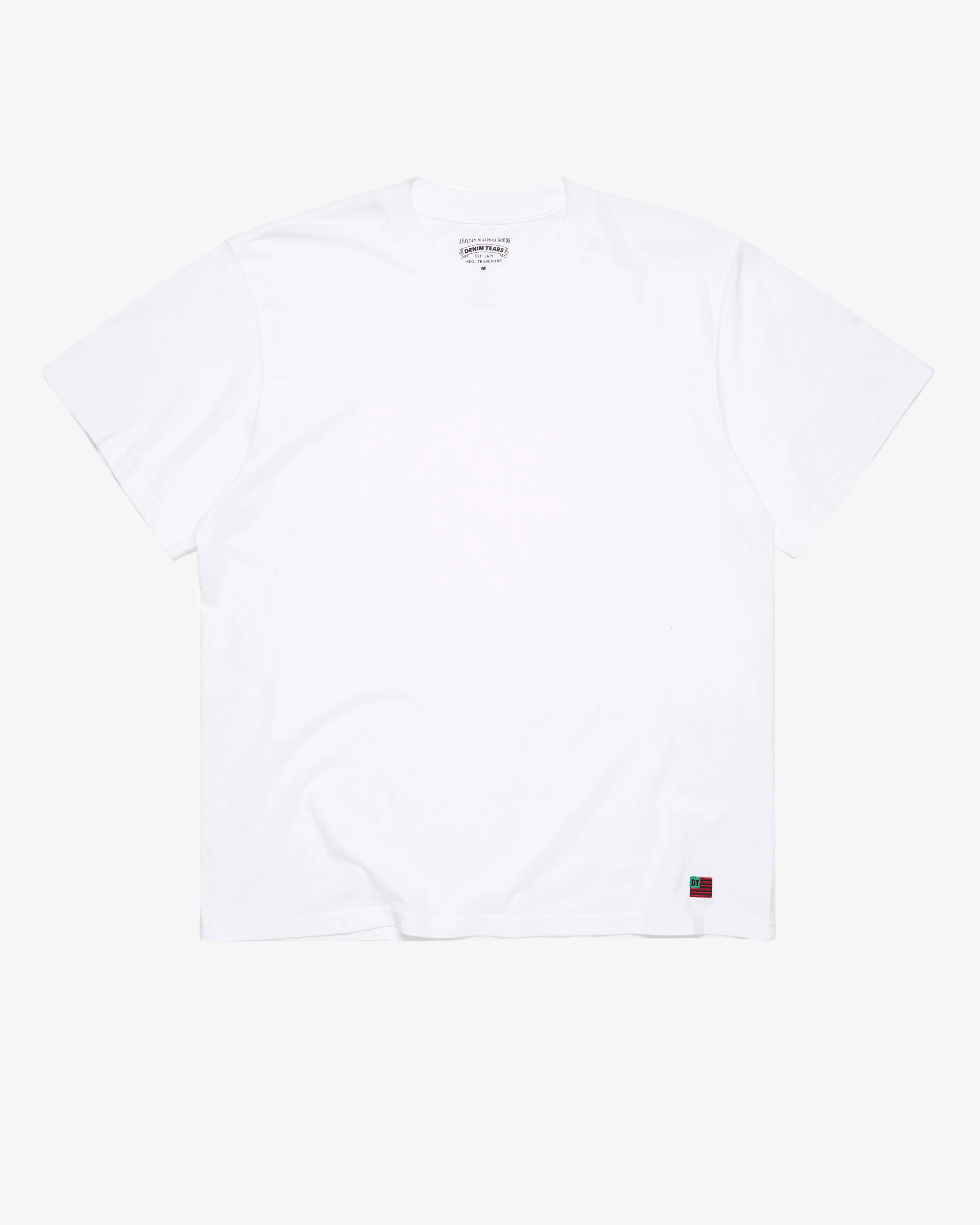 Denim Tears - Men's Short Sleeve Flag Tee - (White)