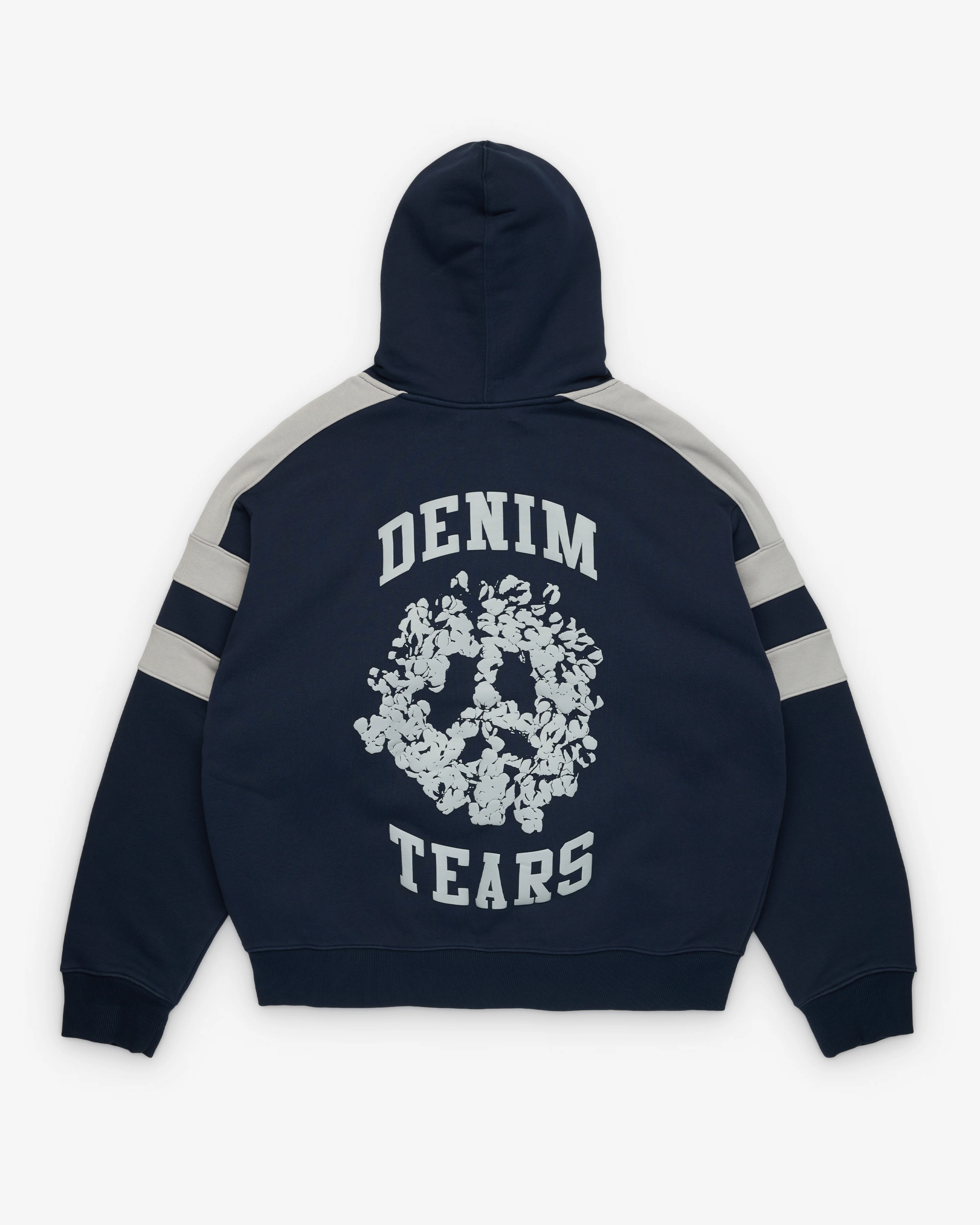 Denim Tears - Men's Denim U Paneled Zip Hoodie - (Navy)
